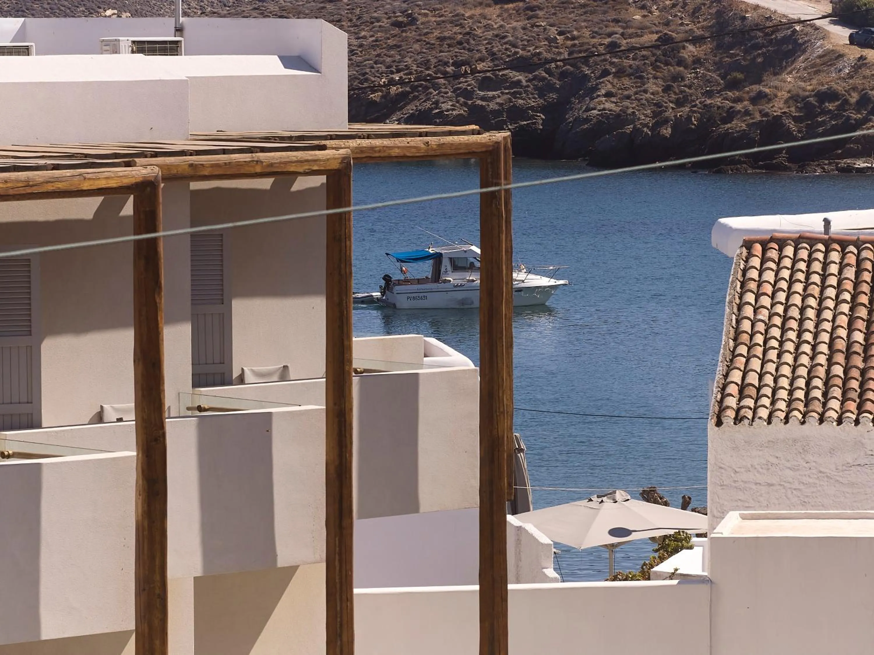 Property building in Kythnos Bay Hotel