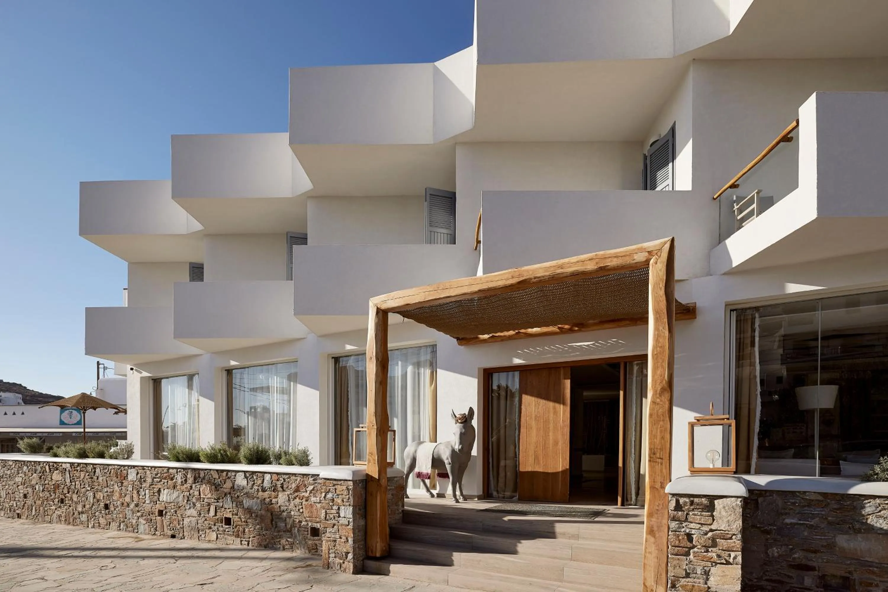 Property building in Kythnos Bay Hotel