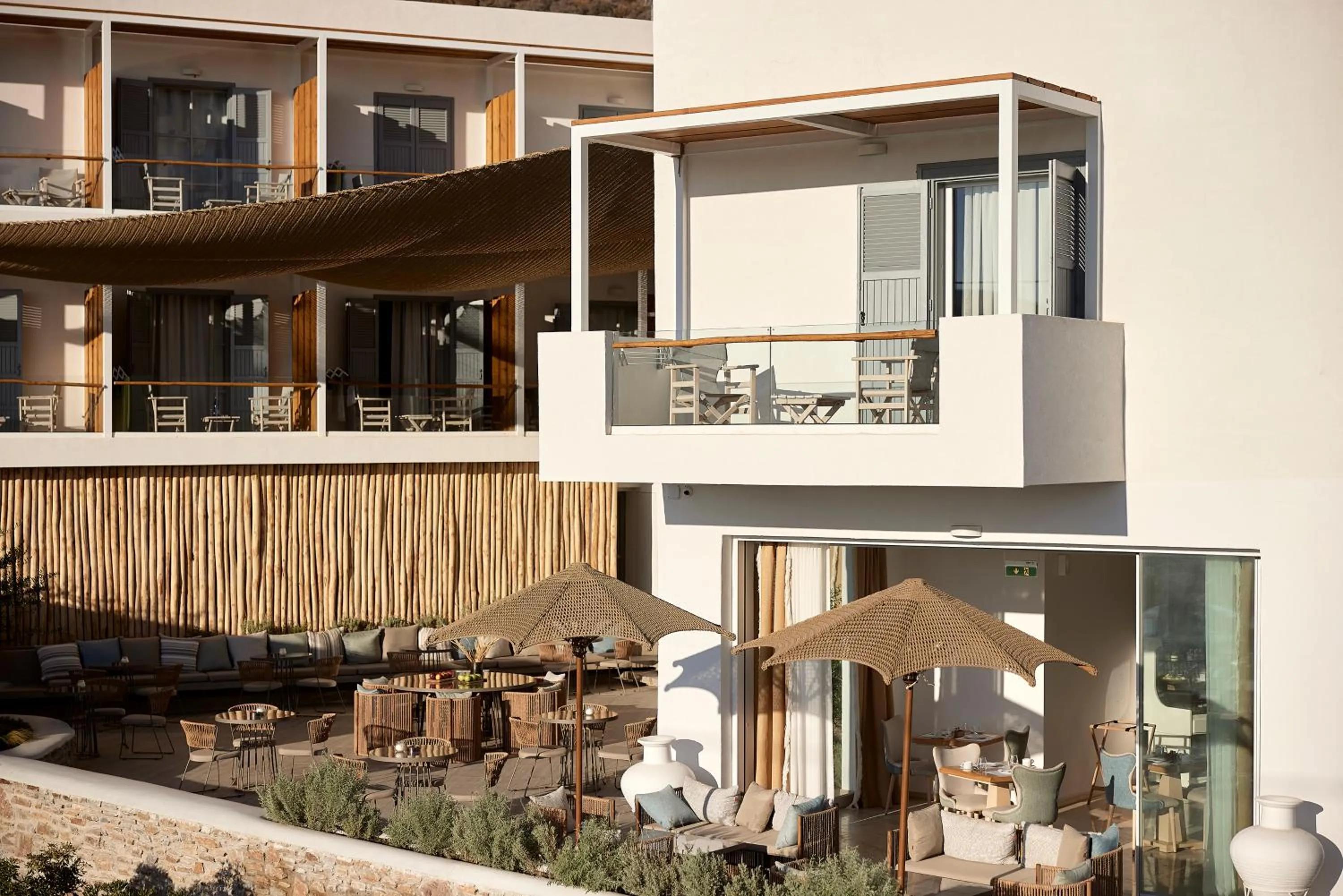 Property building in Kythnos Bay Hotel