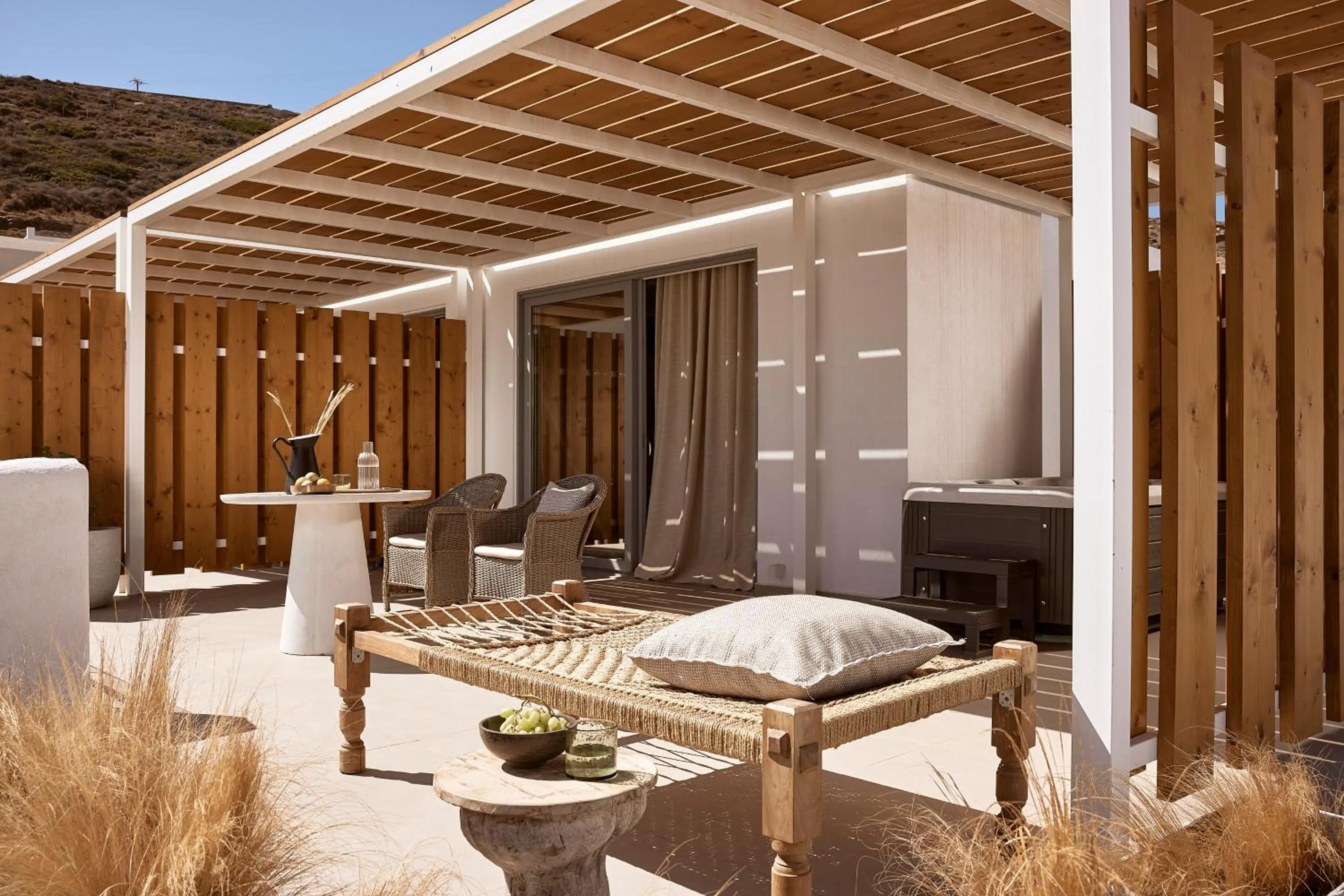 Hot Tub in Kythnos Bay Hotel