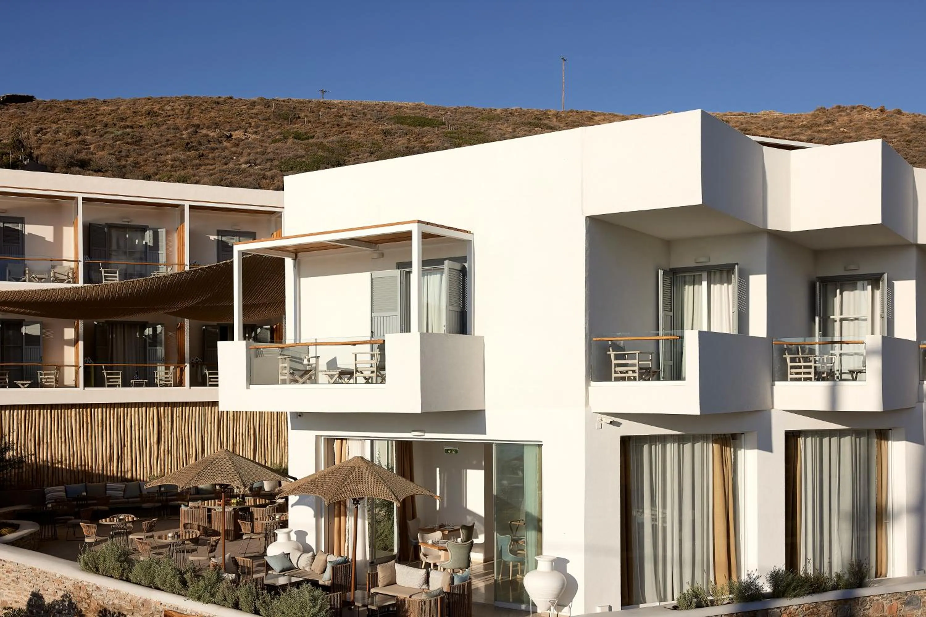 Property building in Kythnos Bay Hotel