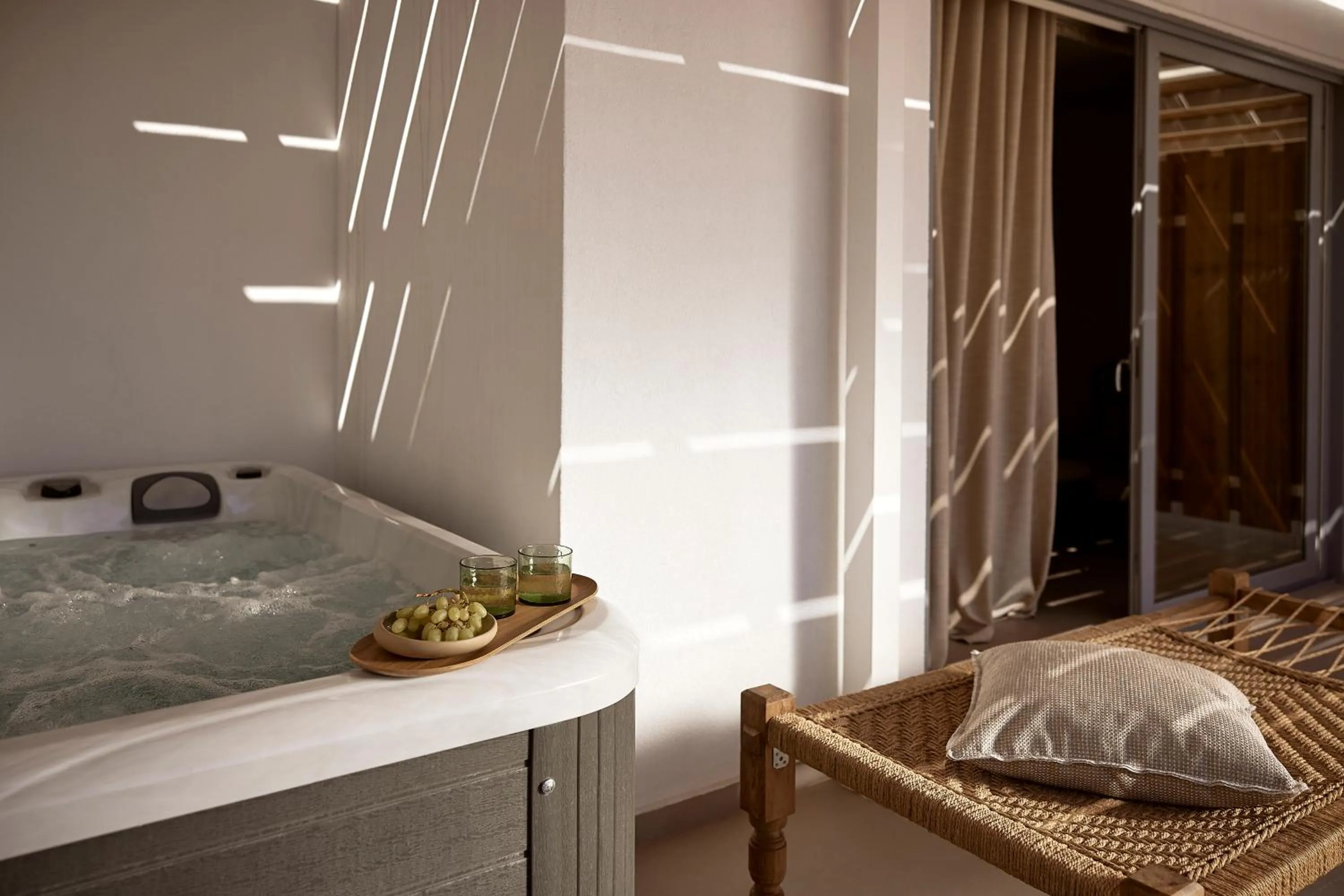 Hot Tub in Kythnos Bay Hotel