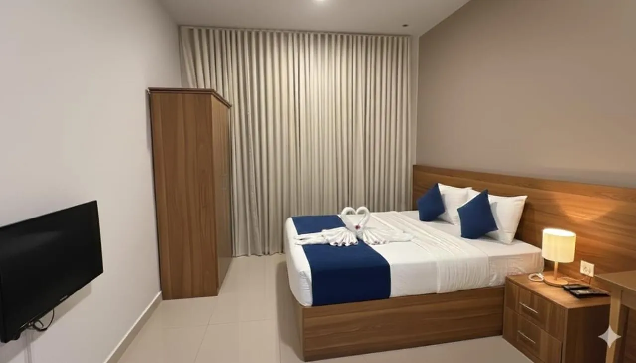 Photo of the whole room, Bed in Al Khaleej Plaza Furnished Hotel Apartments