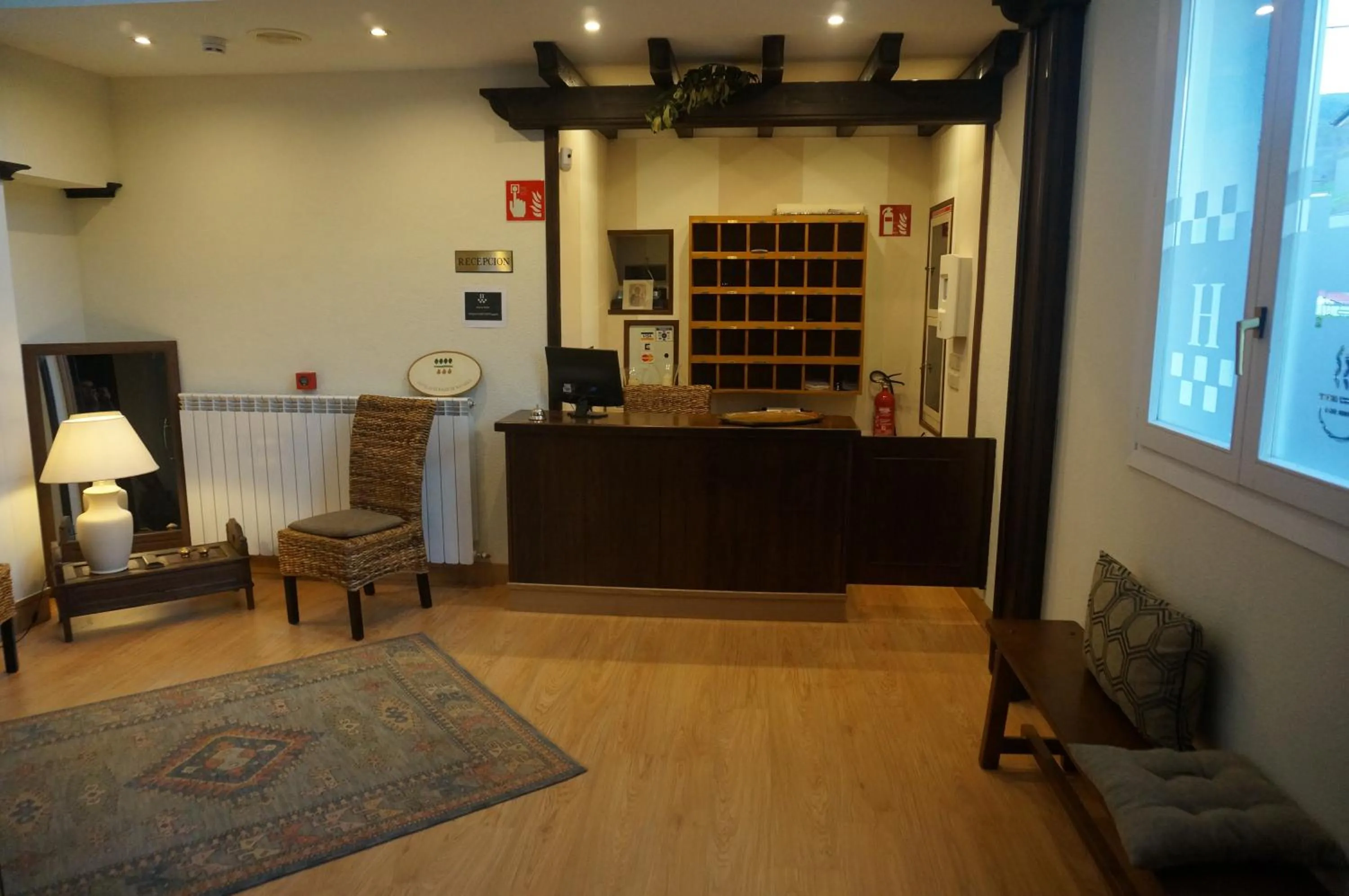 Lobby or reception in Hotel Elizondo