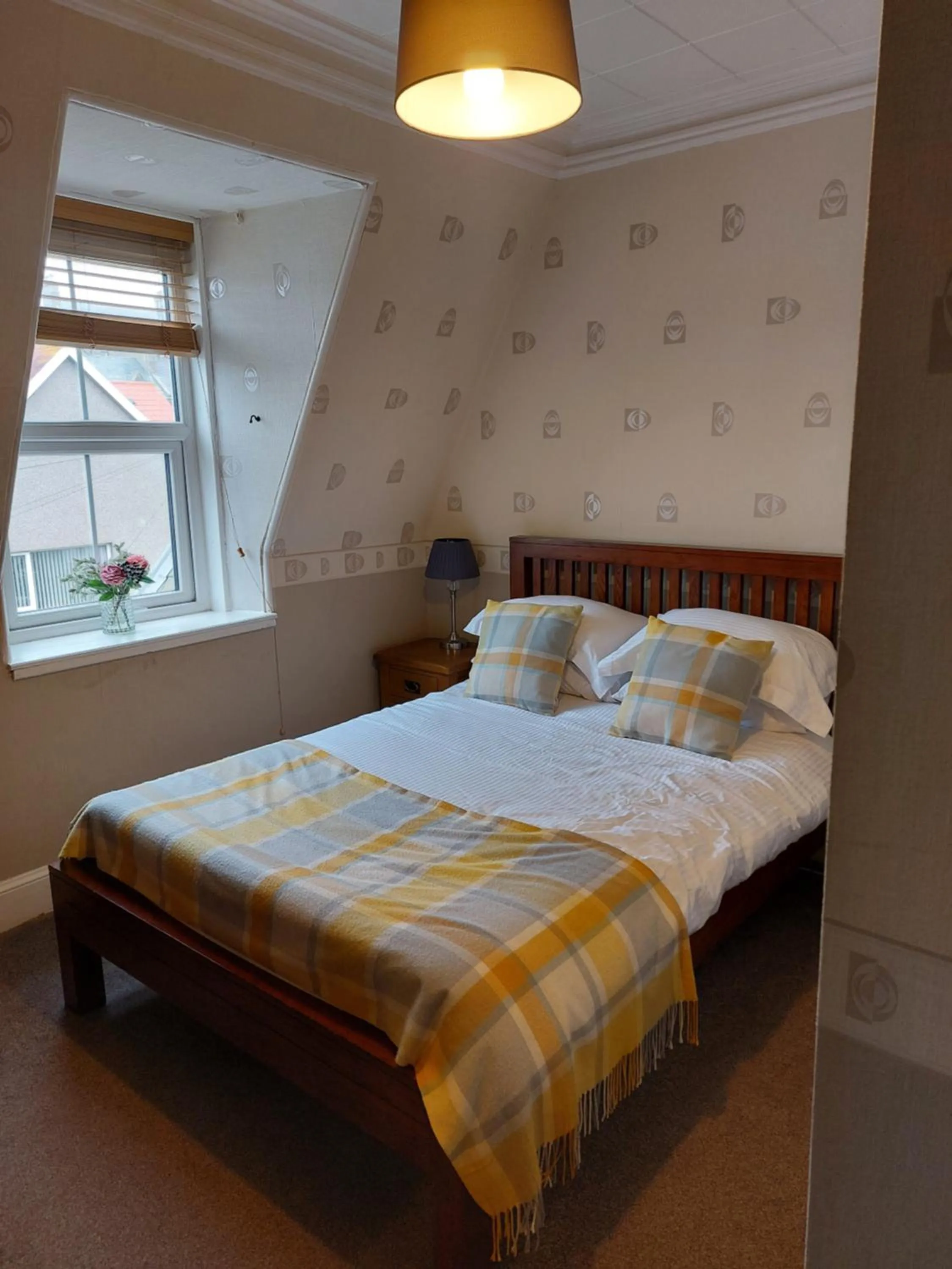 Bedroom, Bed in Solheim Guest House