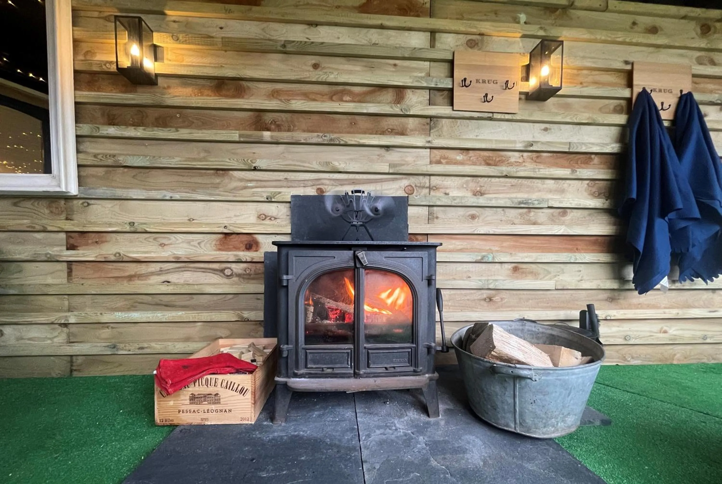 Seating area in The Durham Ox