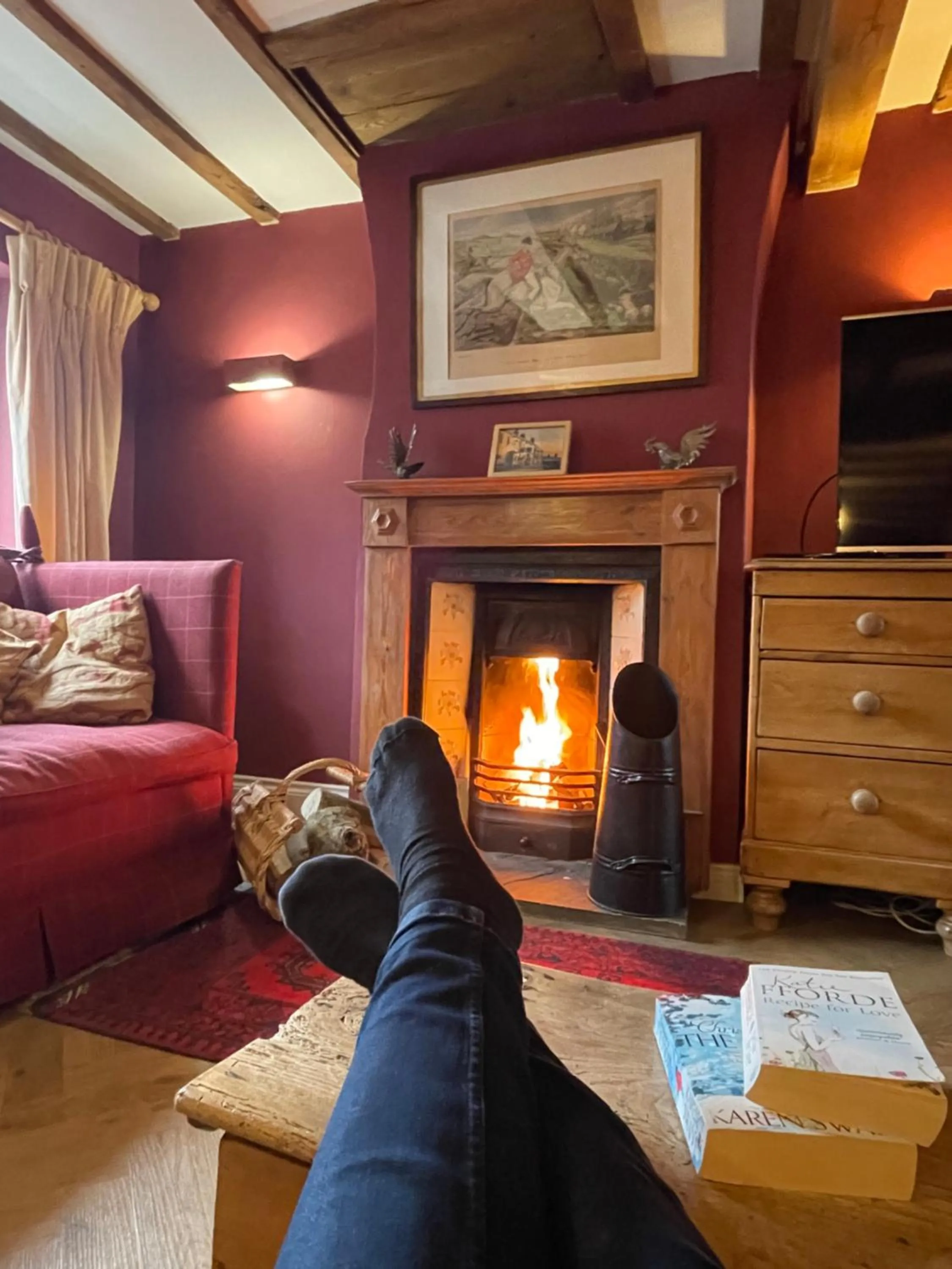 Seating area in The Durham Ox