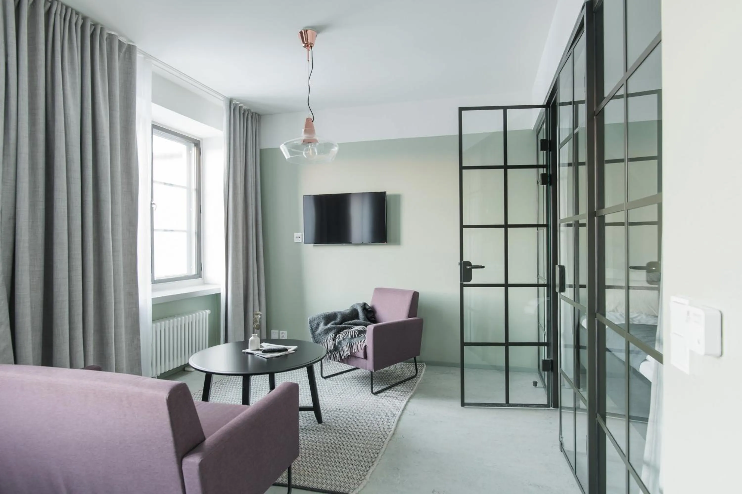 Living room in Forenom Aparthotel Jyväskylä