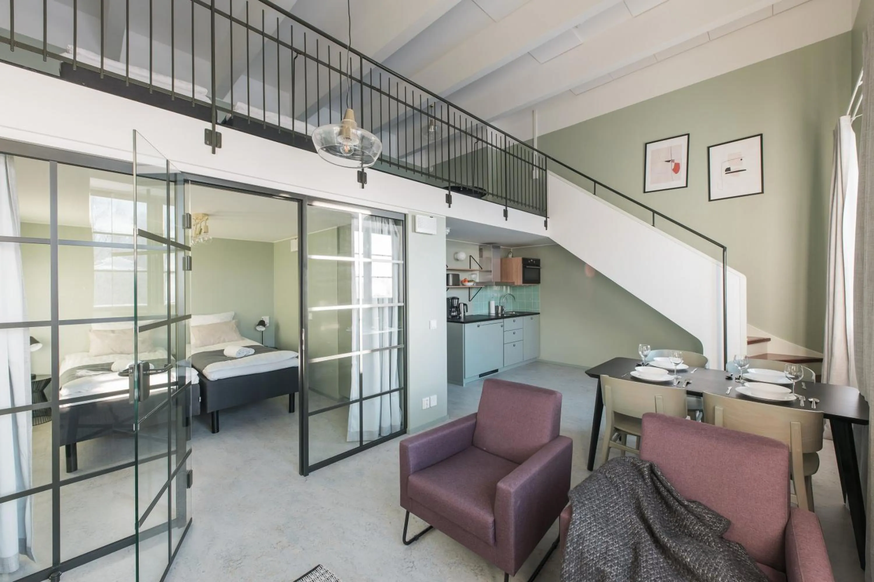 Photo of the whole room in Forenom Aparthotel Jyväskylä