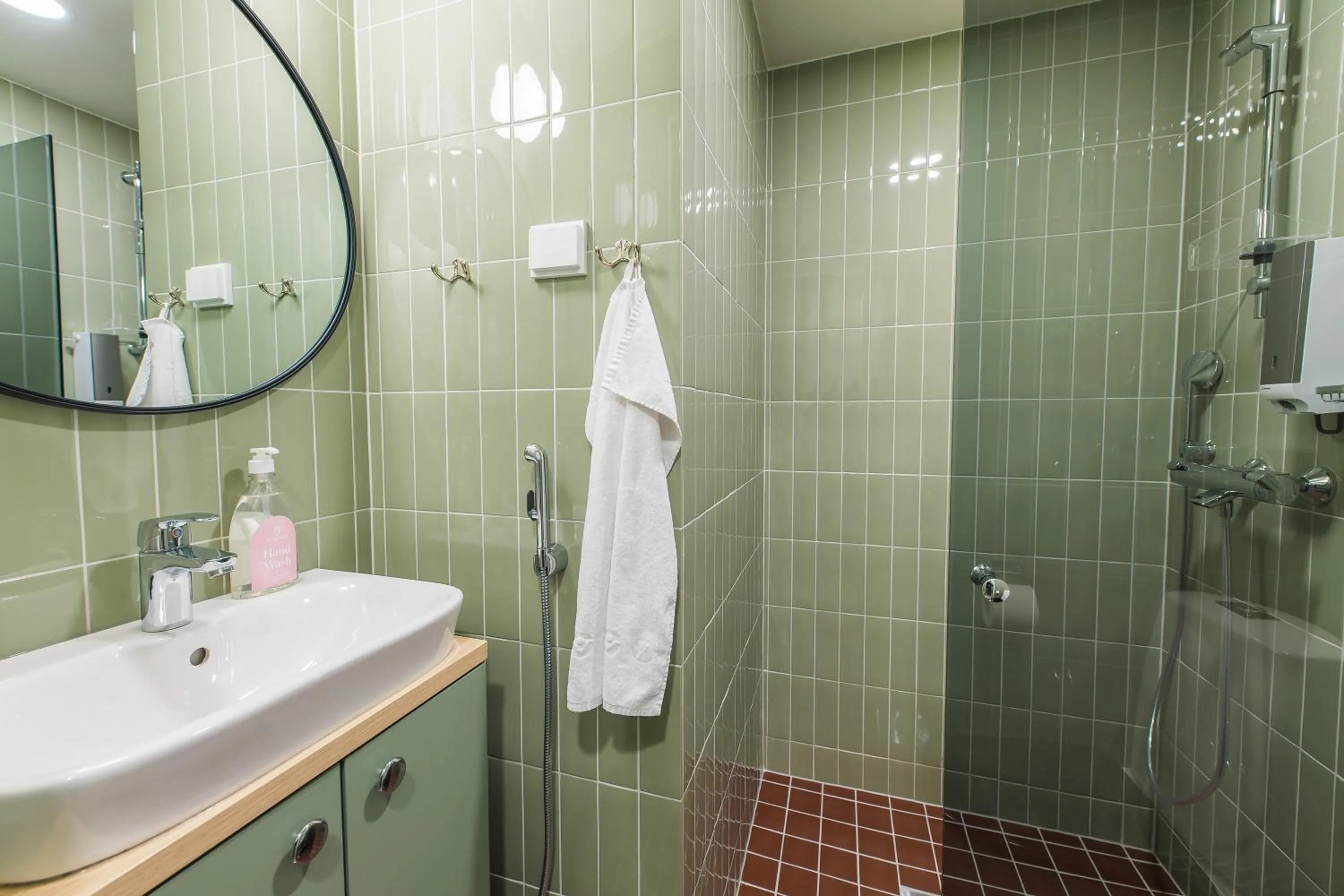 Shower in Forenom Aparthotel Jyväskylä