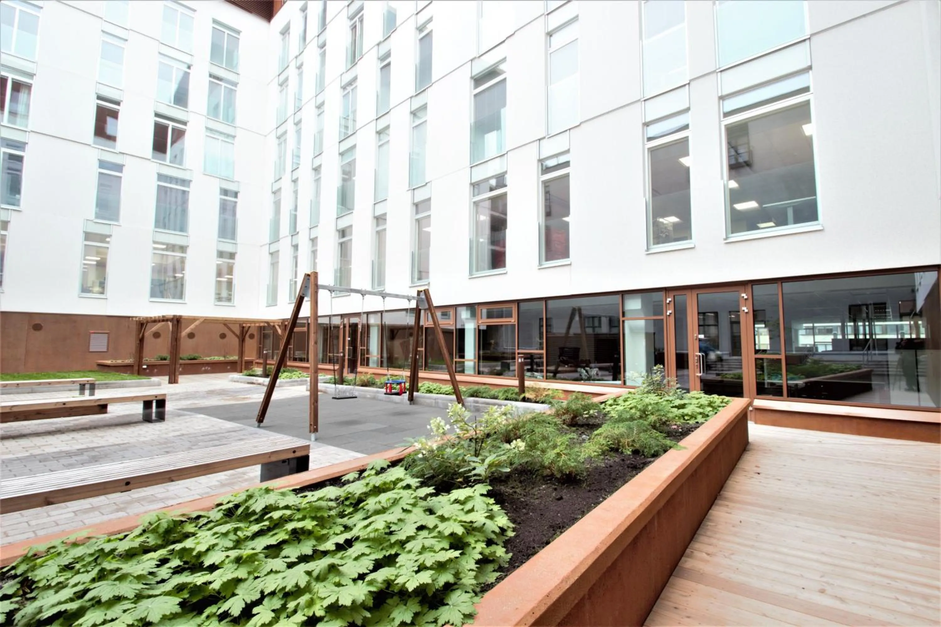 Property building in Forenom Aparthotel Jyväskylä