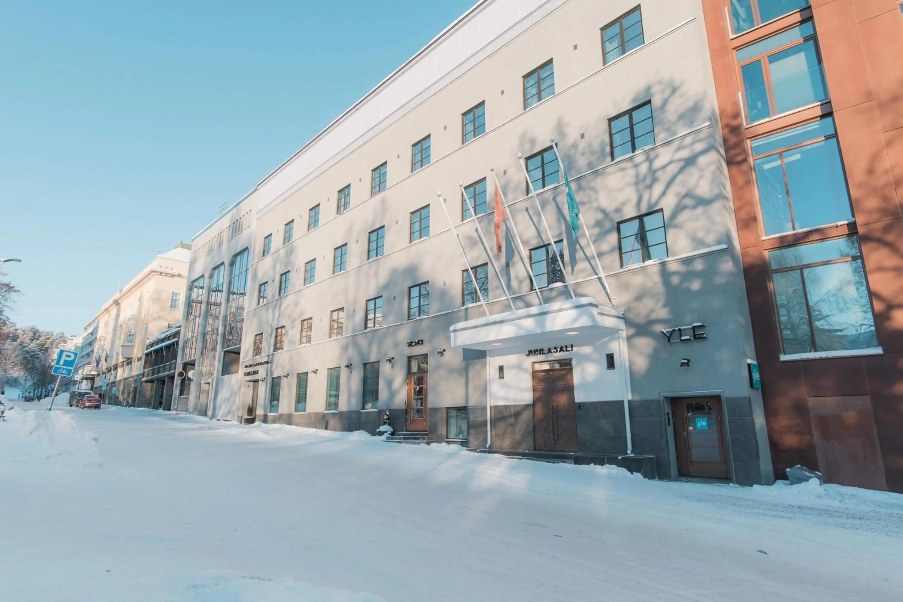 Property building in Forenom Aparthotel Jyväskylä