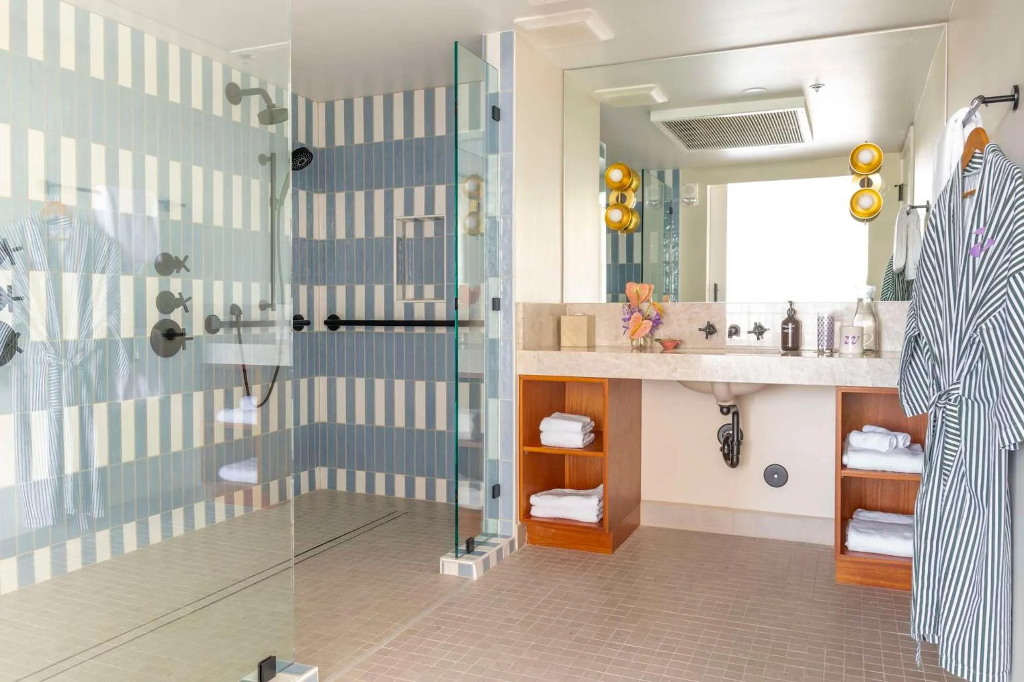 Bathroom in Wayfinder Waikiki - Voted Top 10 Best Hotels in Hawaii!