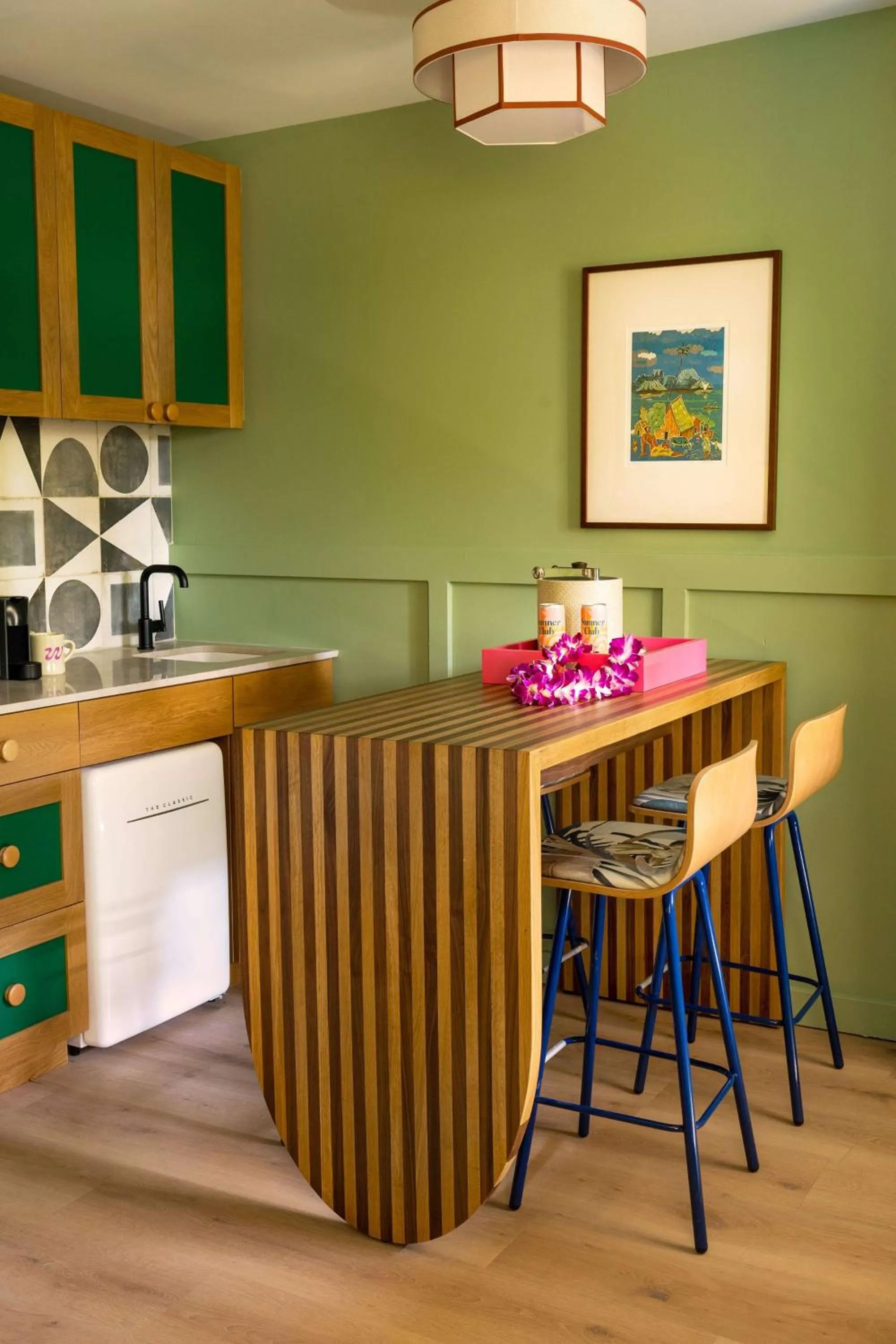 Kitchen or kitchenette in Wayfinder Waikiki - Voted Top 10 Best Hotels in Hawaii!