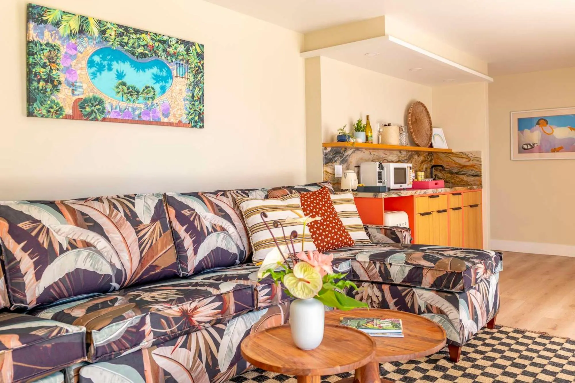 Photo of the whole room in Wayfinder Waikiki - Voted Top 10 Best Hotels in Hawaii!