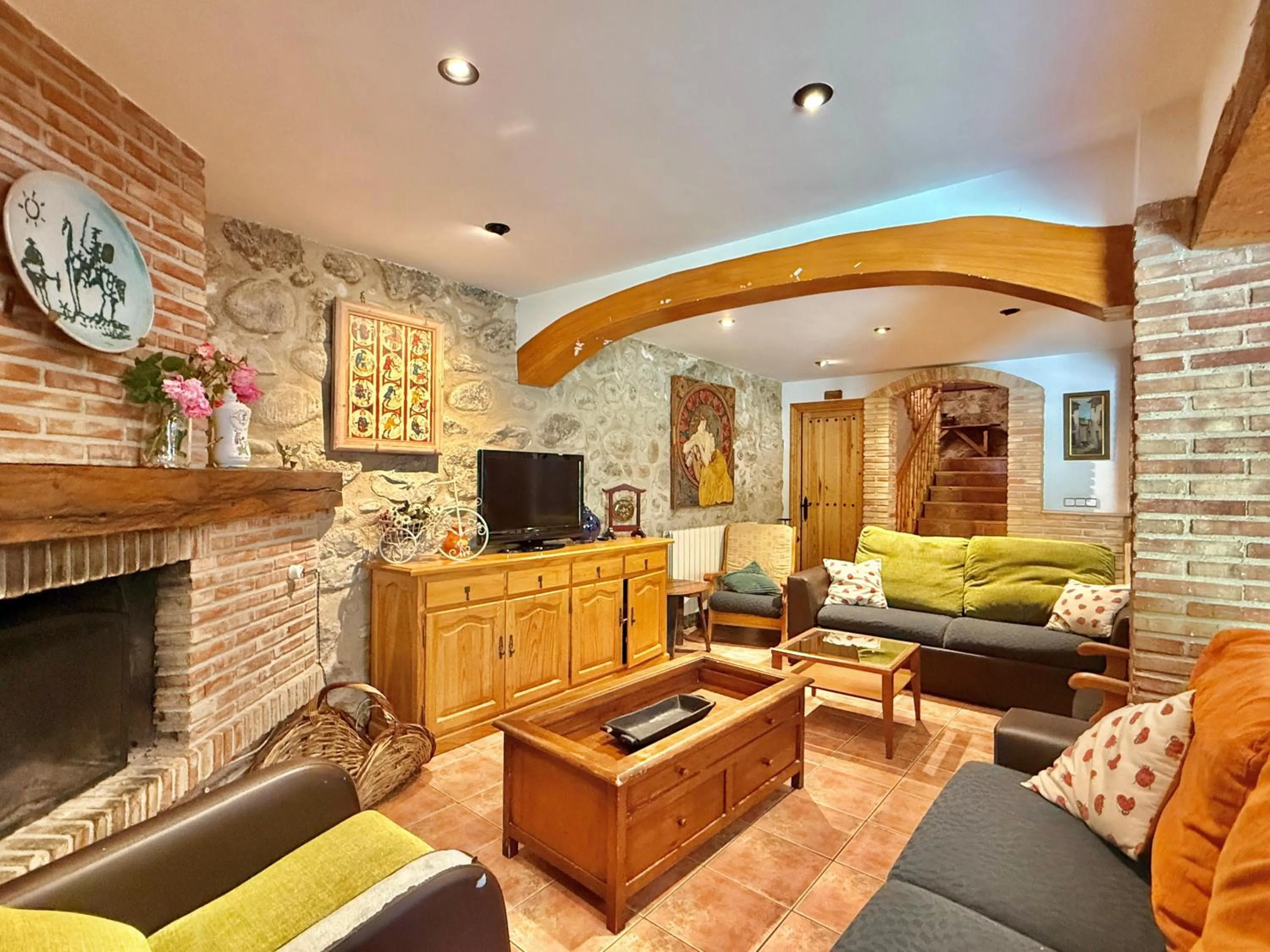 Living room in Hotel Rural Villa Liquidámbar