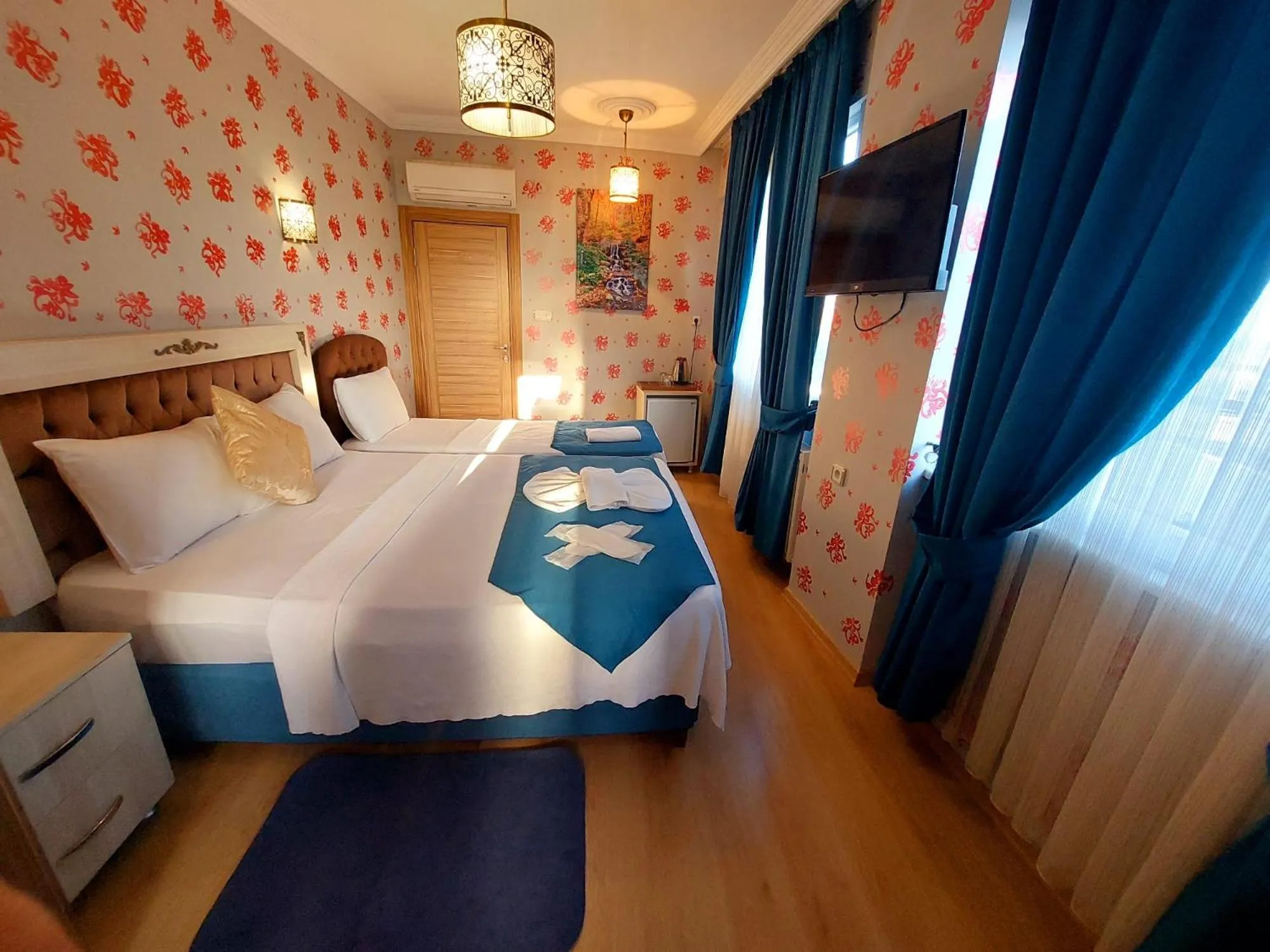 Bed in Galaxy Hotel Sultanahmet