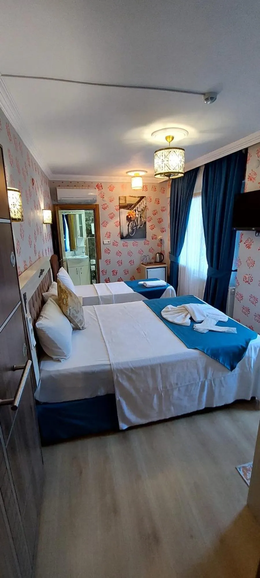 Bed in Galaxy Hotel Sultanahmet