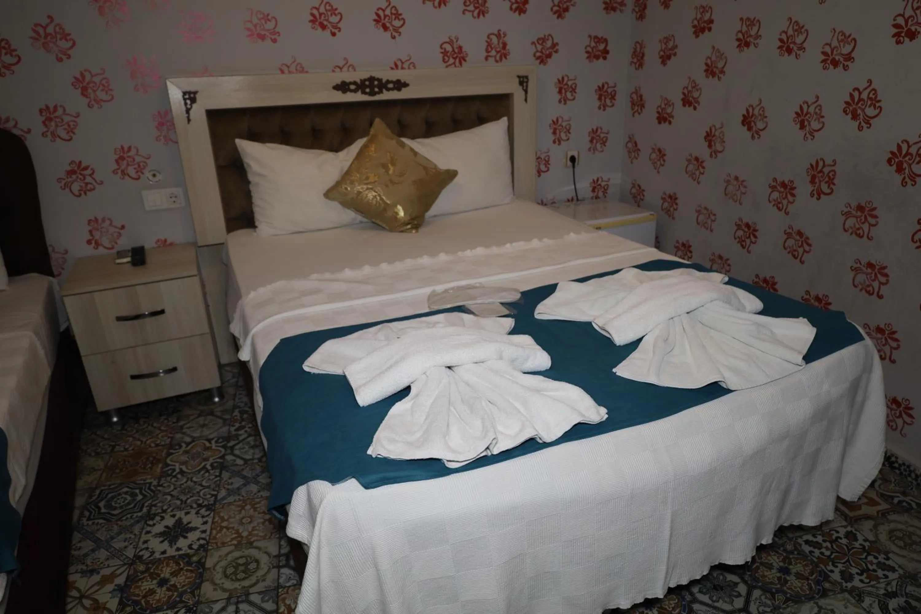 Bed in Galaxy Hotel Sultanahmet