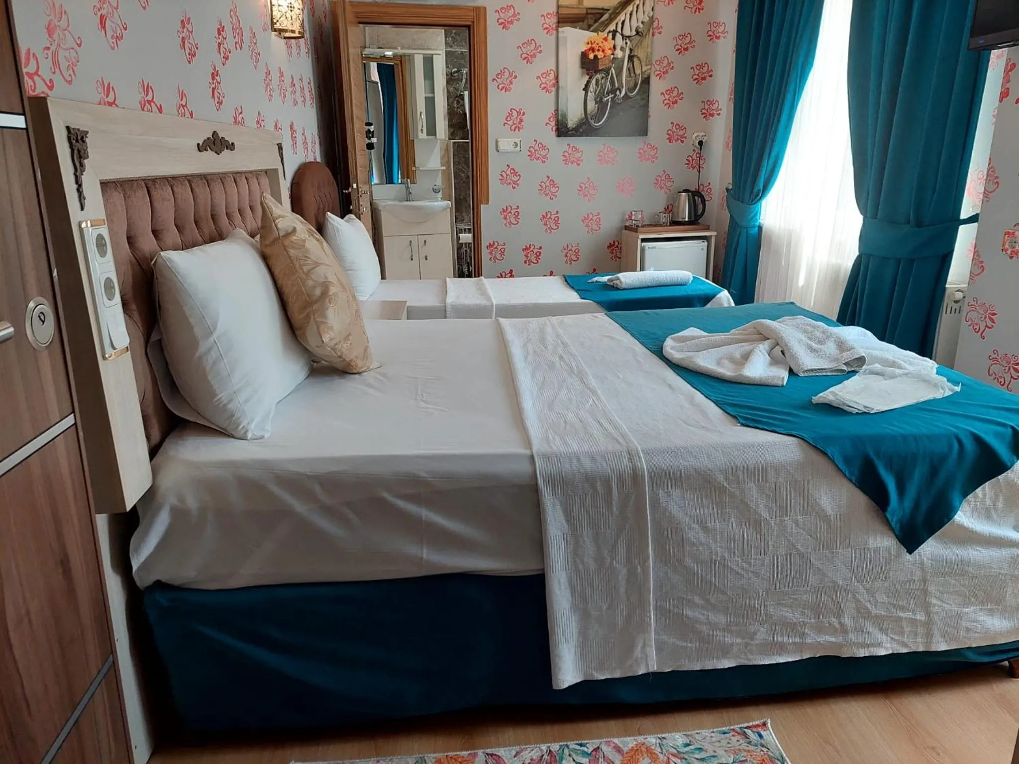 Bed in Galaxy Hotel Sultanahmet