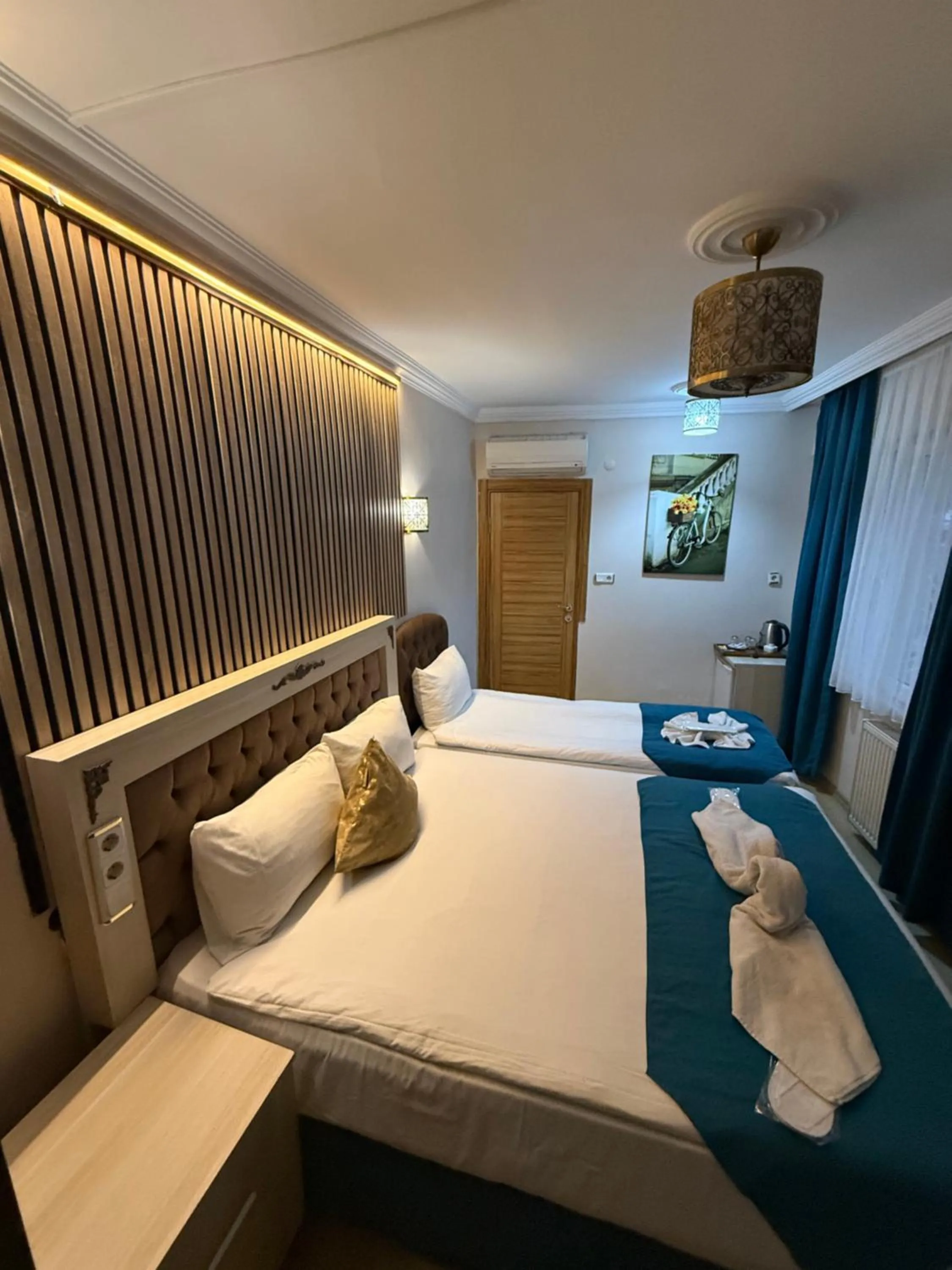 Bed in Galaxy Hotel Sultanahmet