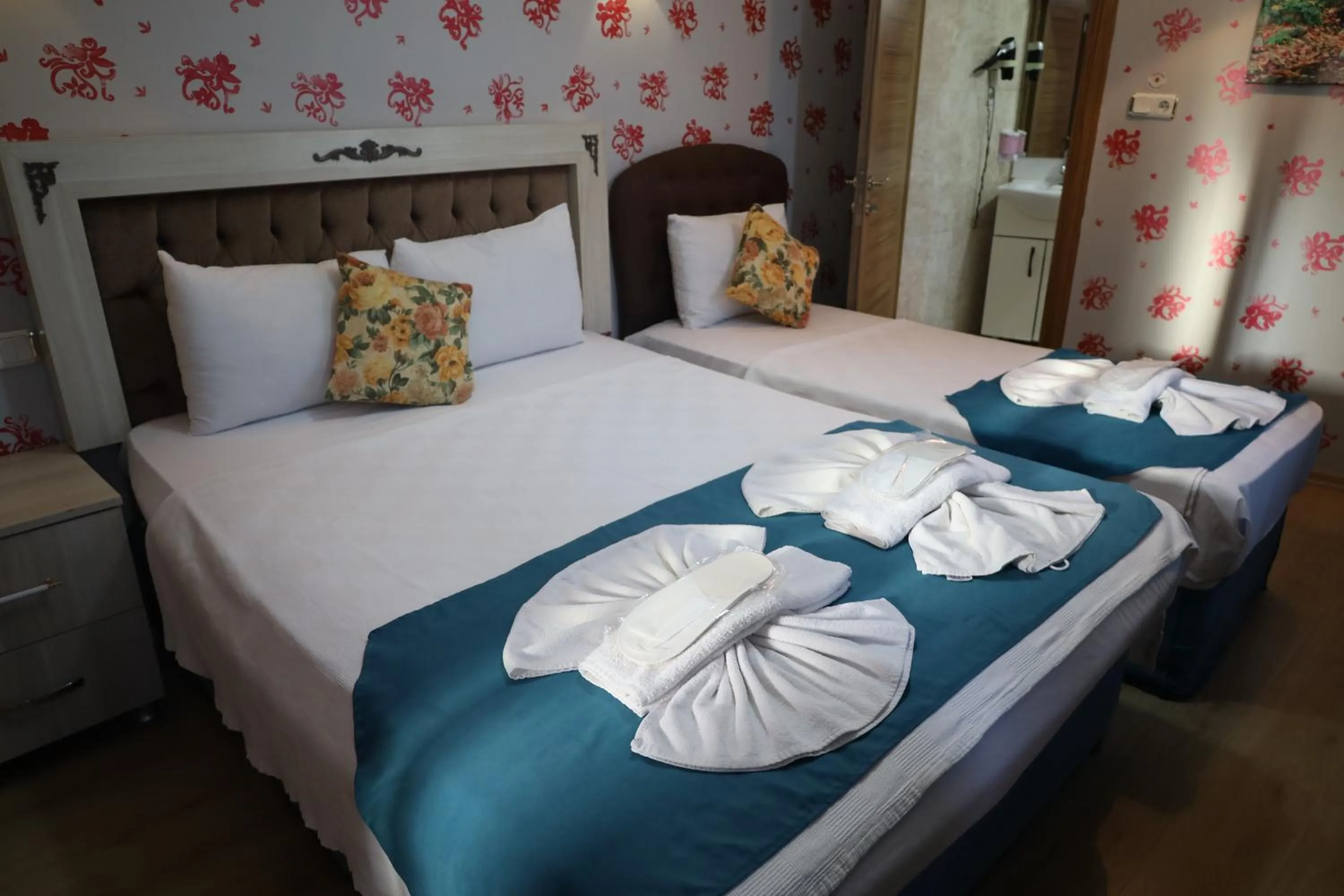 Bed in Galaxy Hotel Sultanahmet