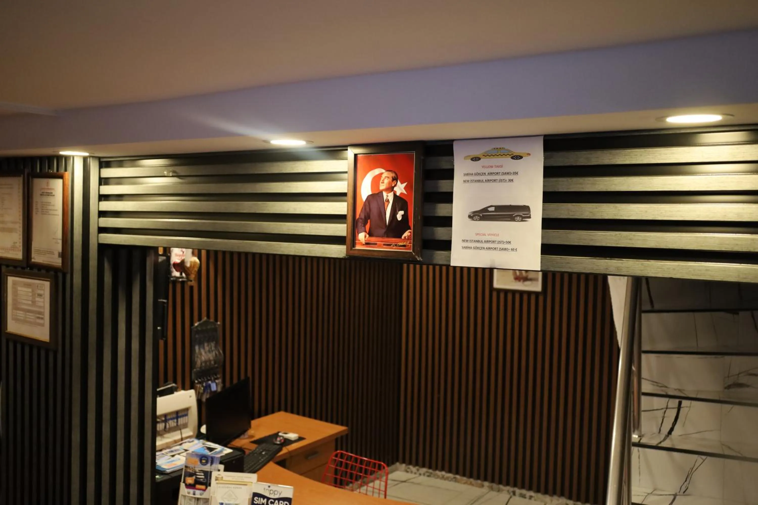 Lobby or reception in Galaxy Hotel Sultanahmet