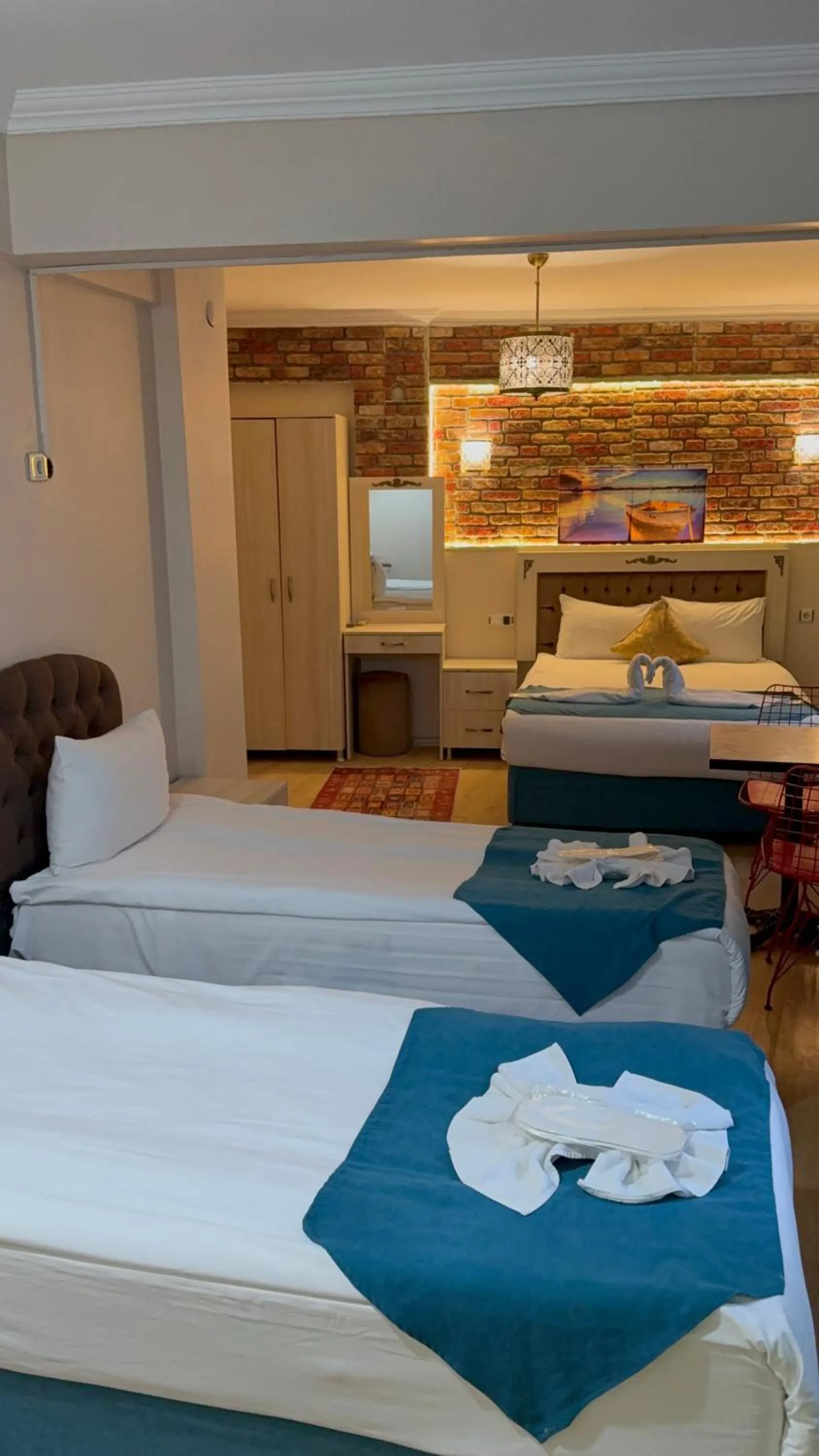 Bed in Galaxy Hotel Sultanahmet