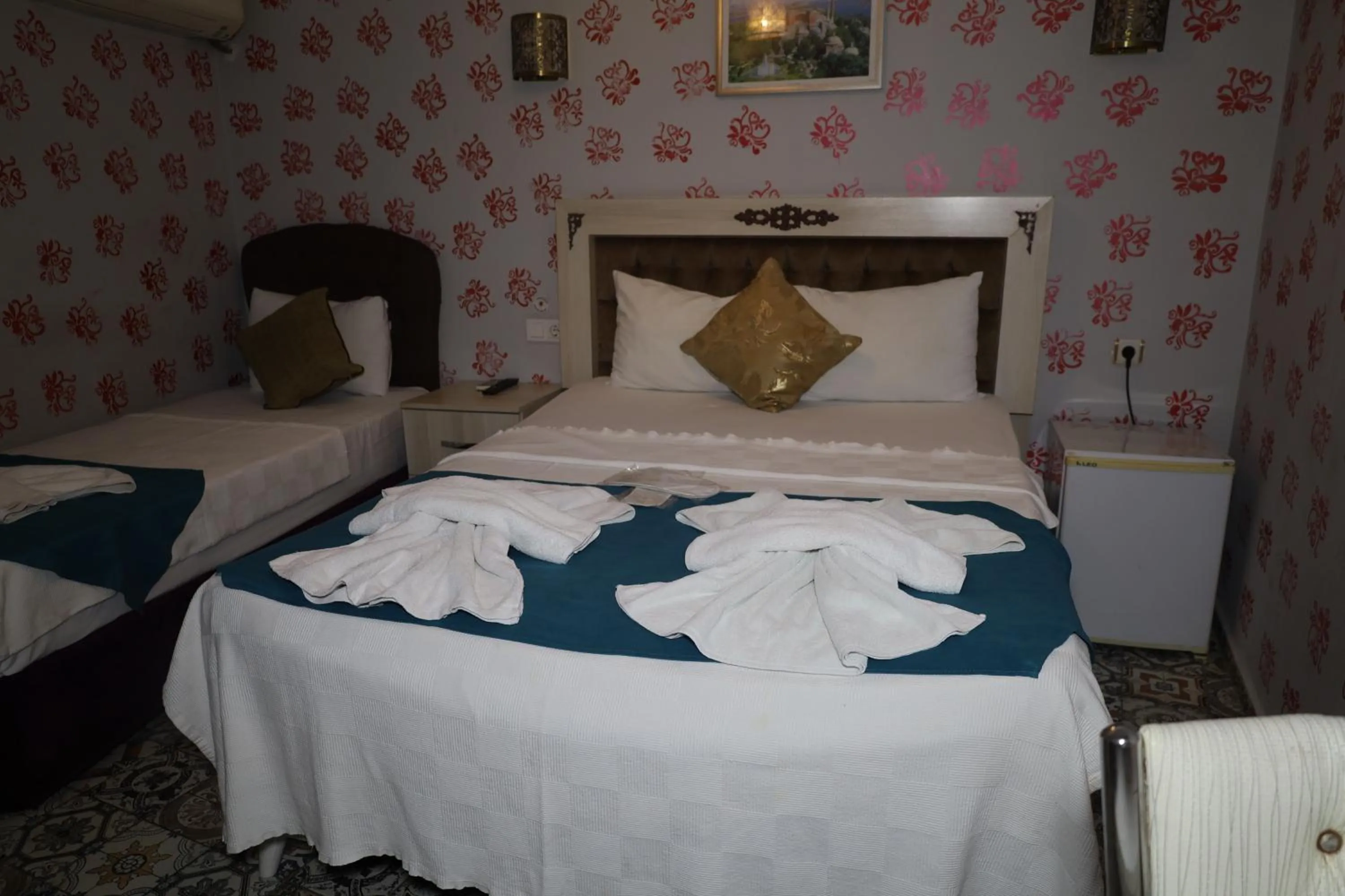 Bedroom, Bed in Galaxy Hotel Sultanahmet