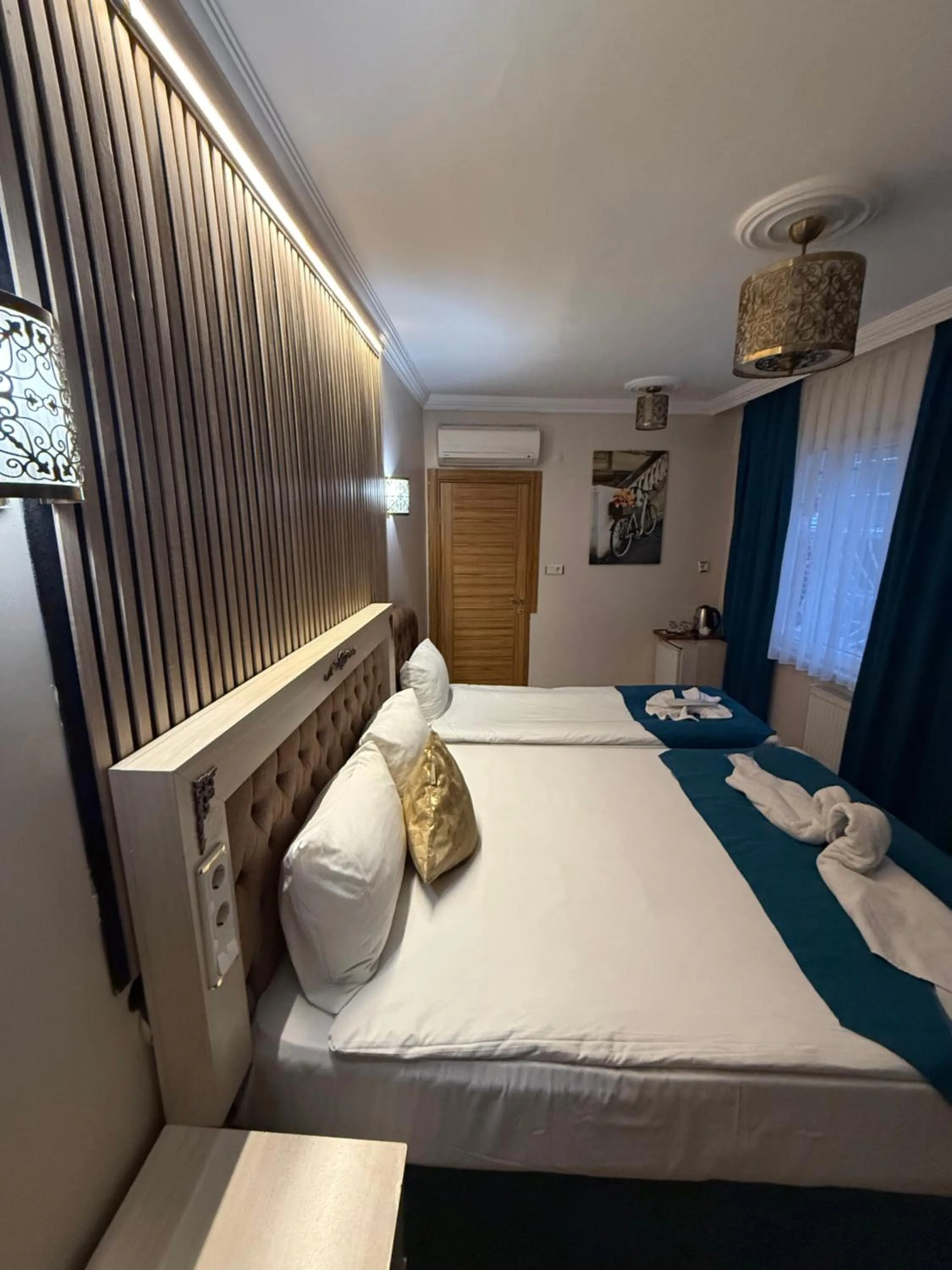 Bed in Galaxy Hotel Sultanahmet