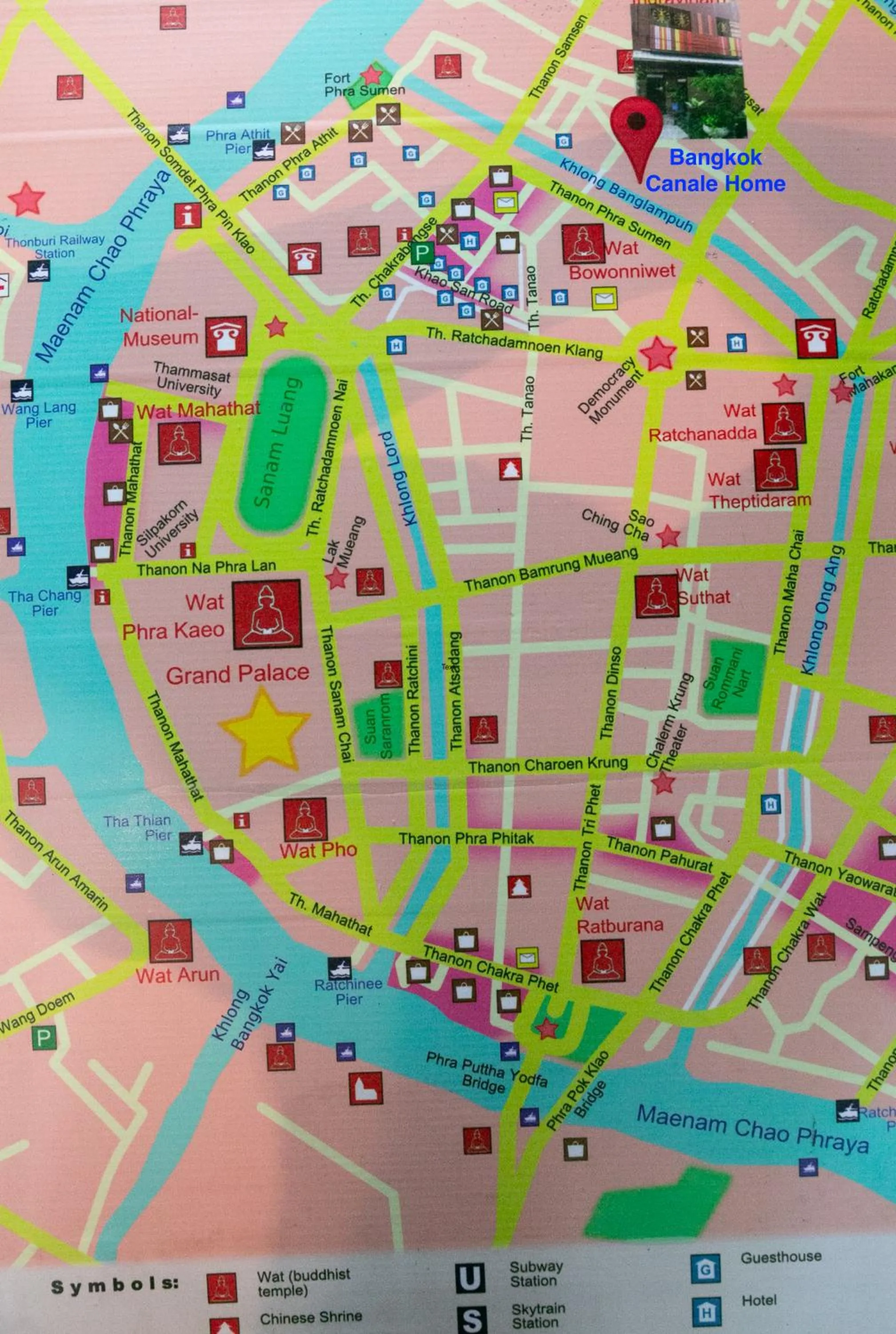 Bangkok Canale Home at Khaosarn