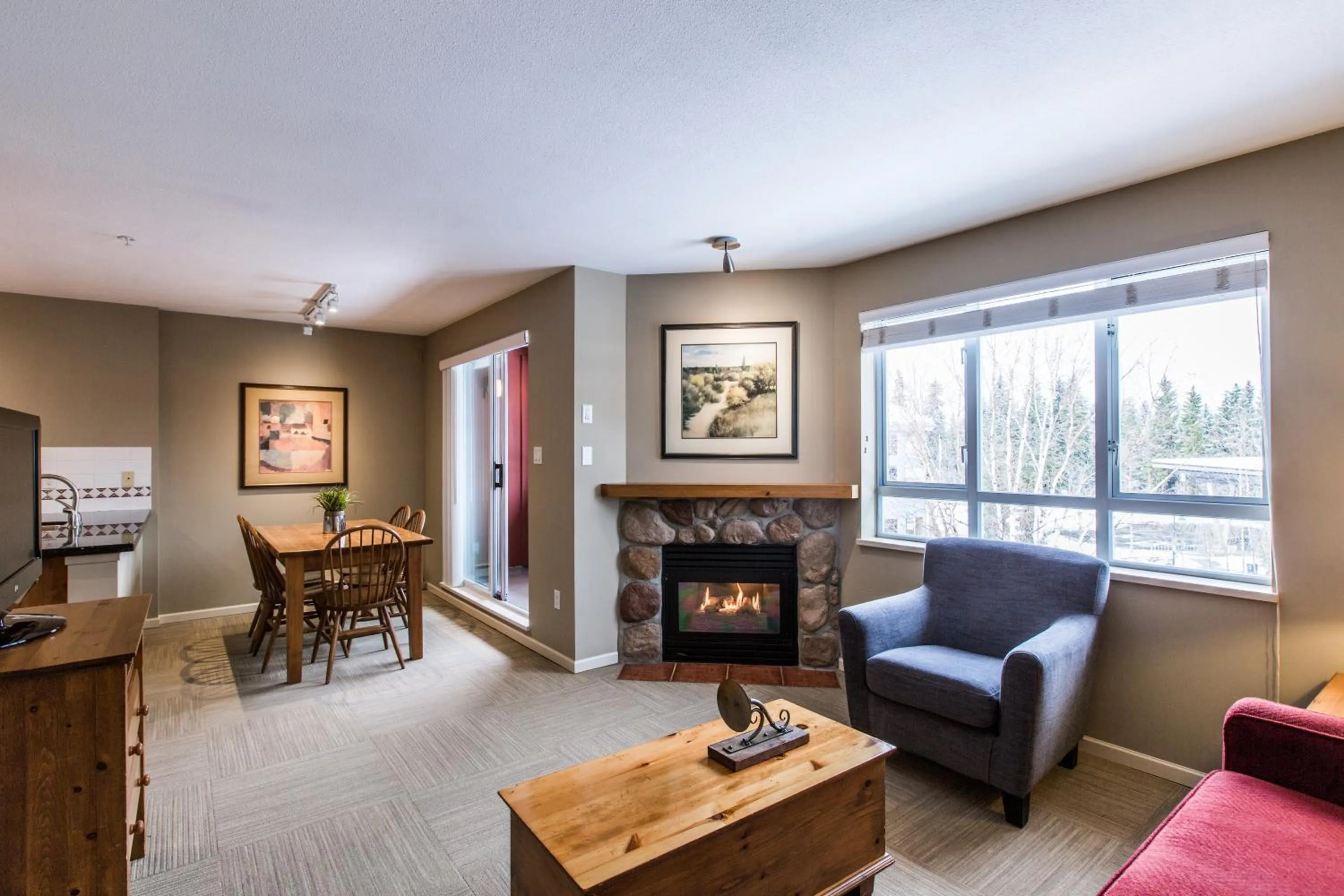 Living room in Whistler Blackcomb Vacation Rentals - Village North