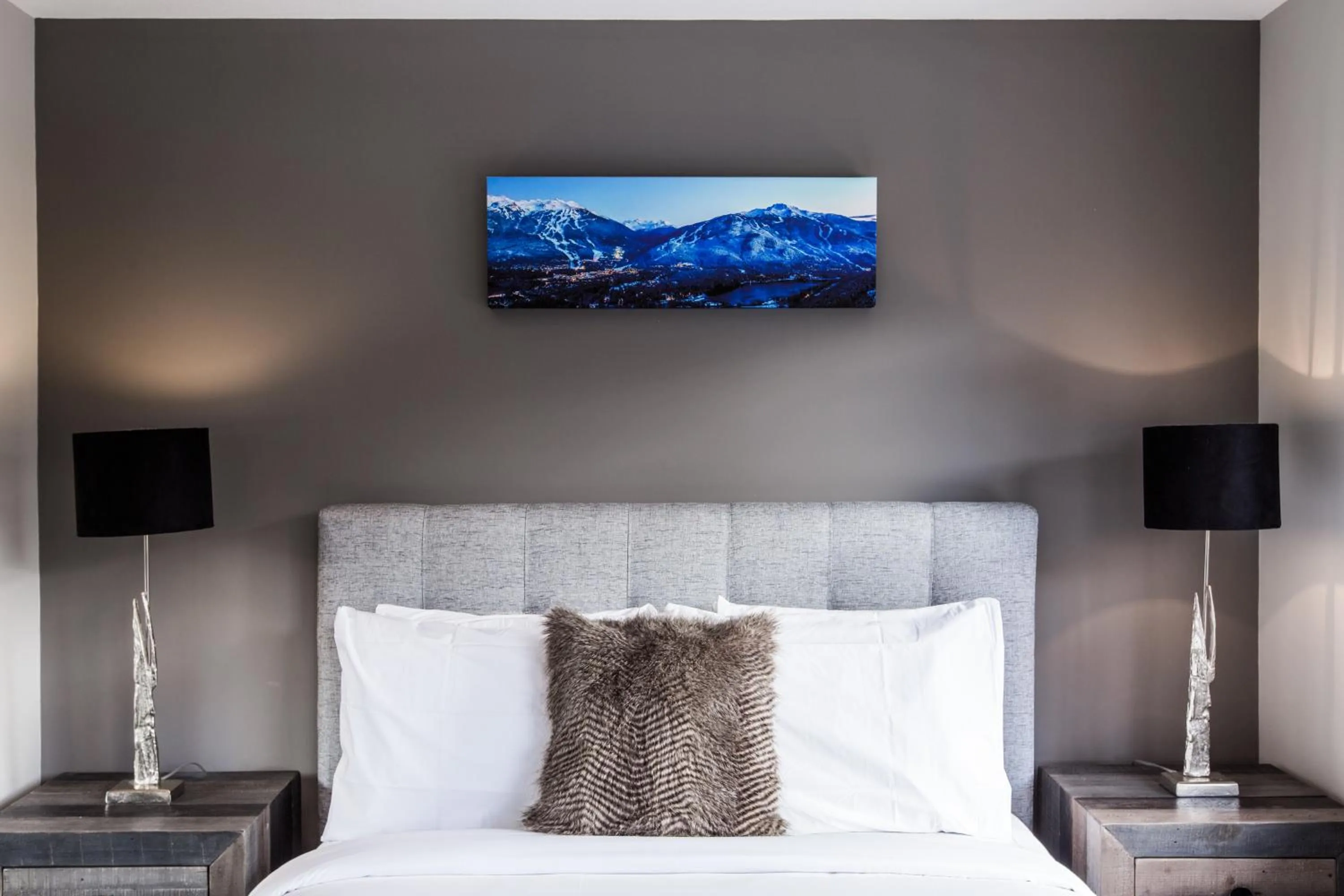 Bedroom, Bed in Whistler Blackcomb Vacation Rentals - Village North