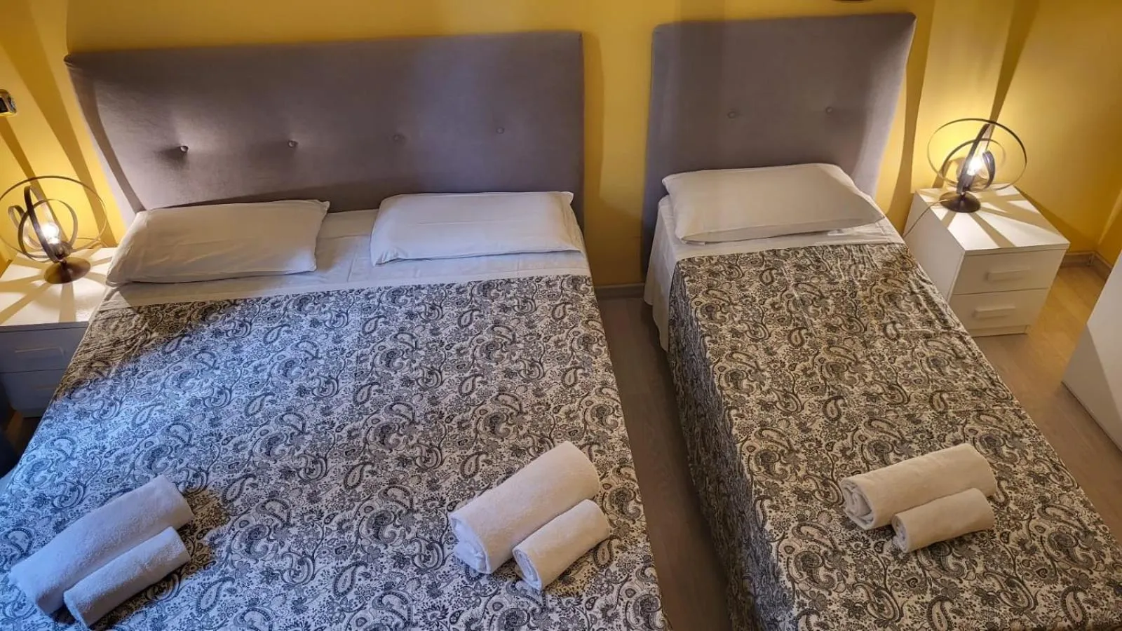 Bedroom, Bed in White Vatican