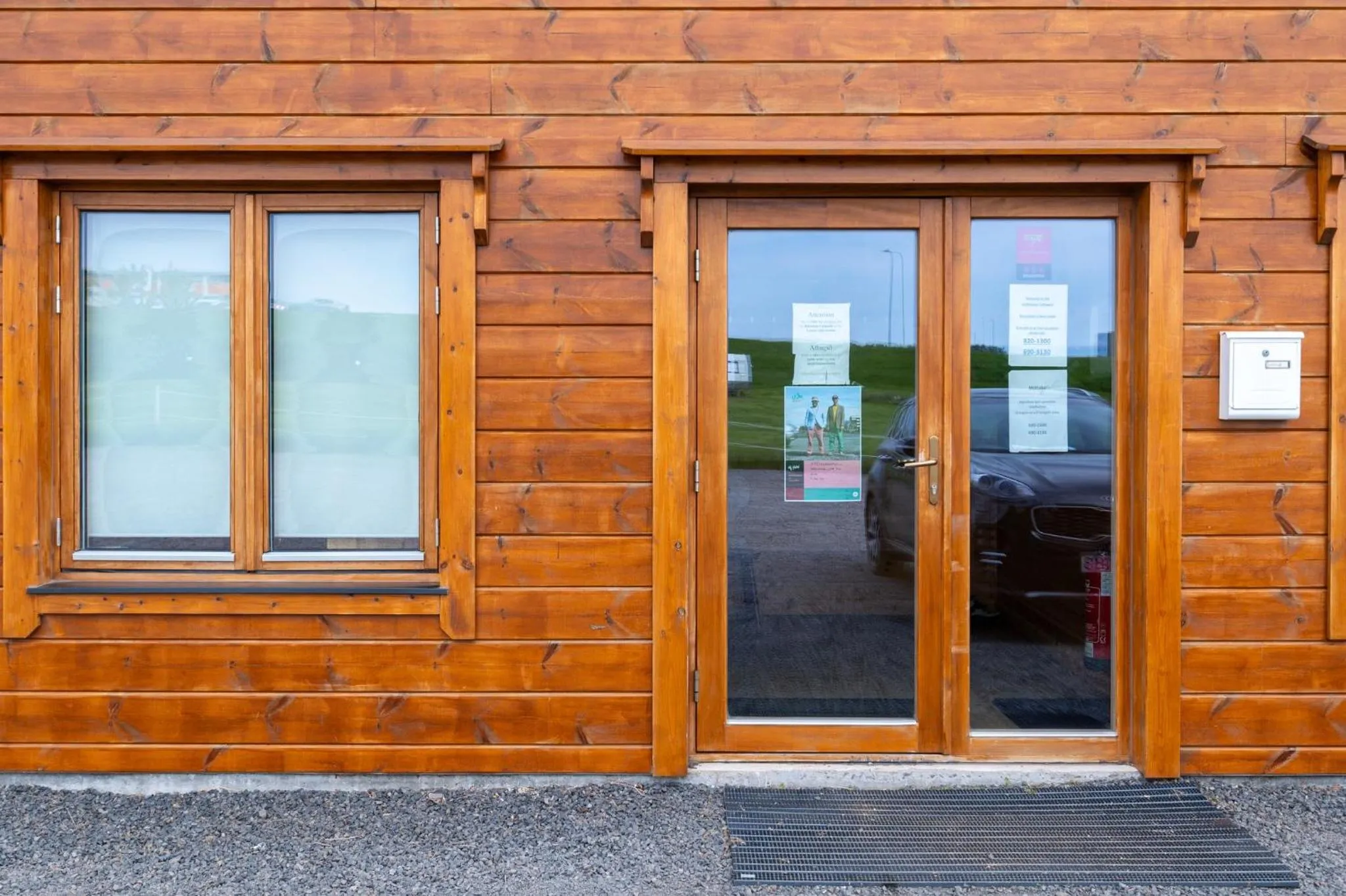 Facade/entrance in Gladheimar Guesthouse