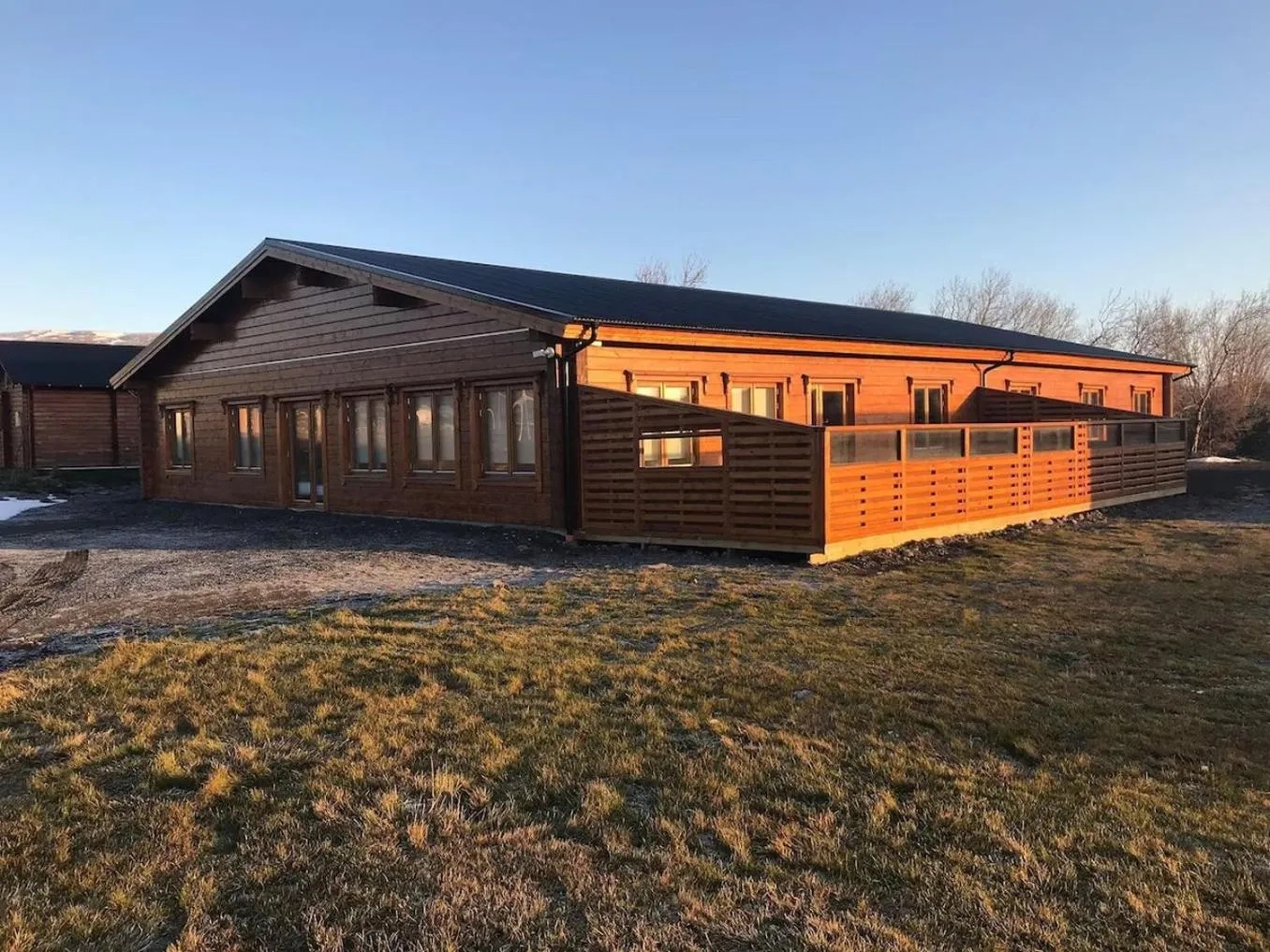 Facade/entrance in Gladheimar Guesthouse