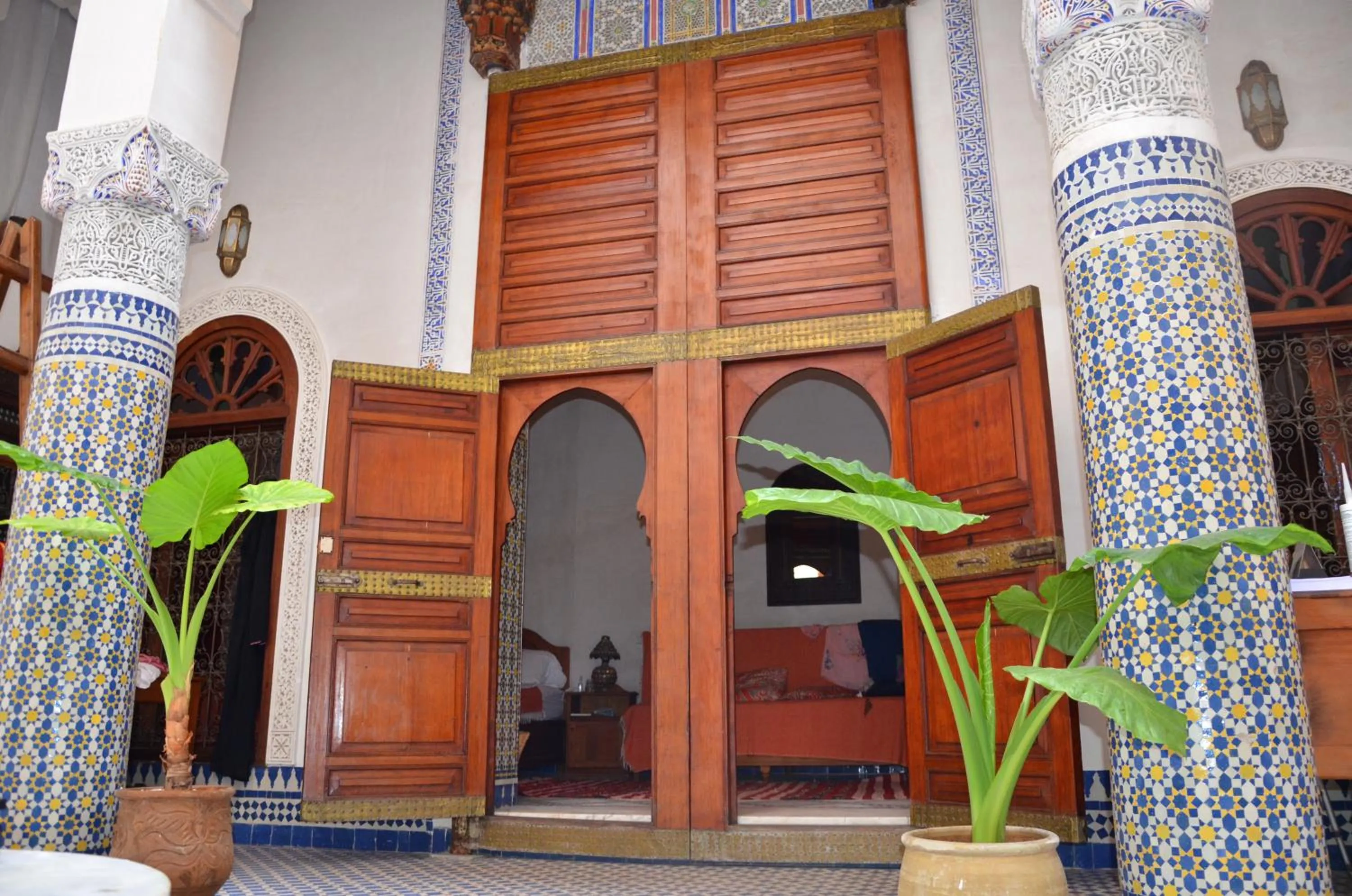 Decorative detail in Dar Drissi