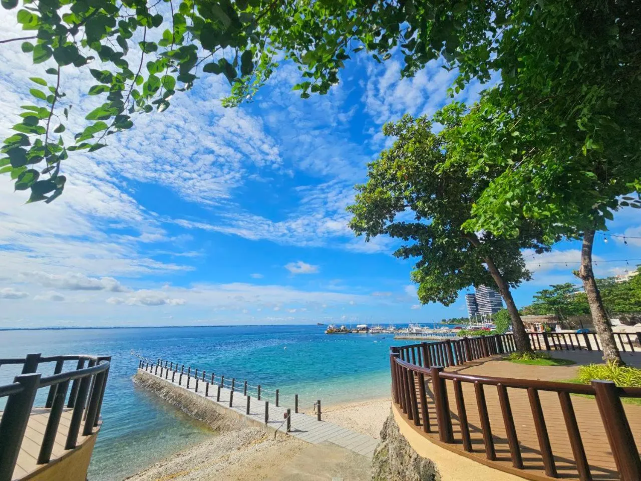 Beach in Savoy Hotel Mactan Cebu near Newtown Beach