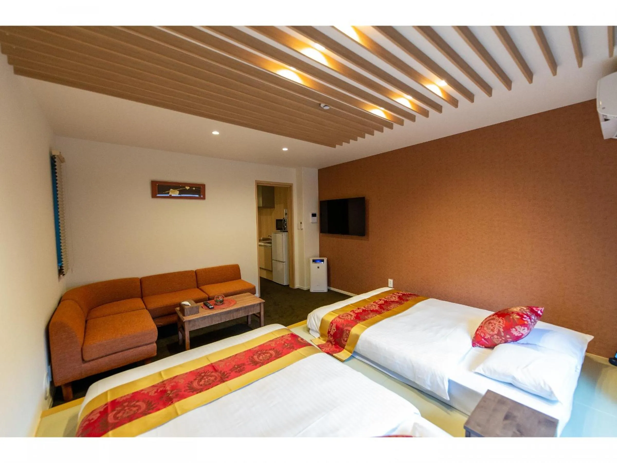 Bed in GRAND BASE Hiroshima Ekimae