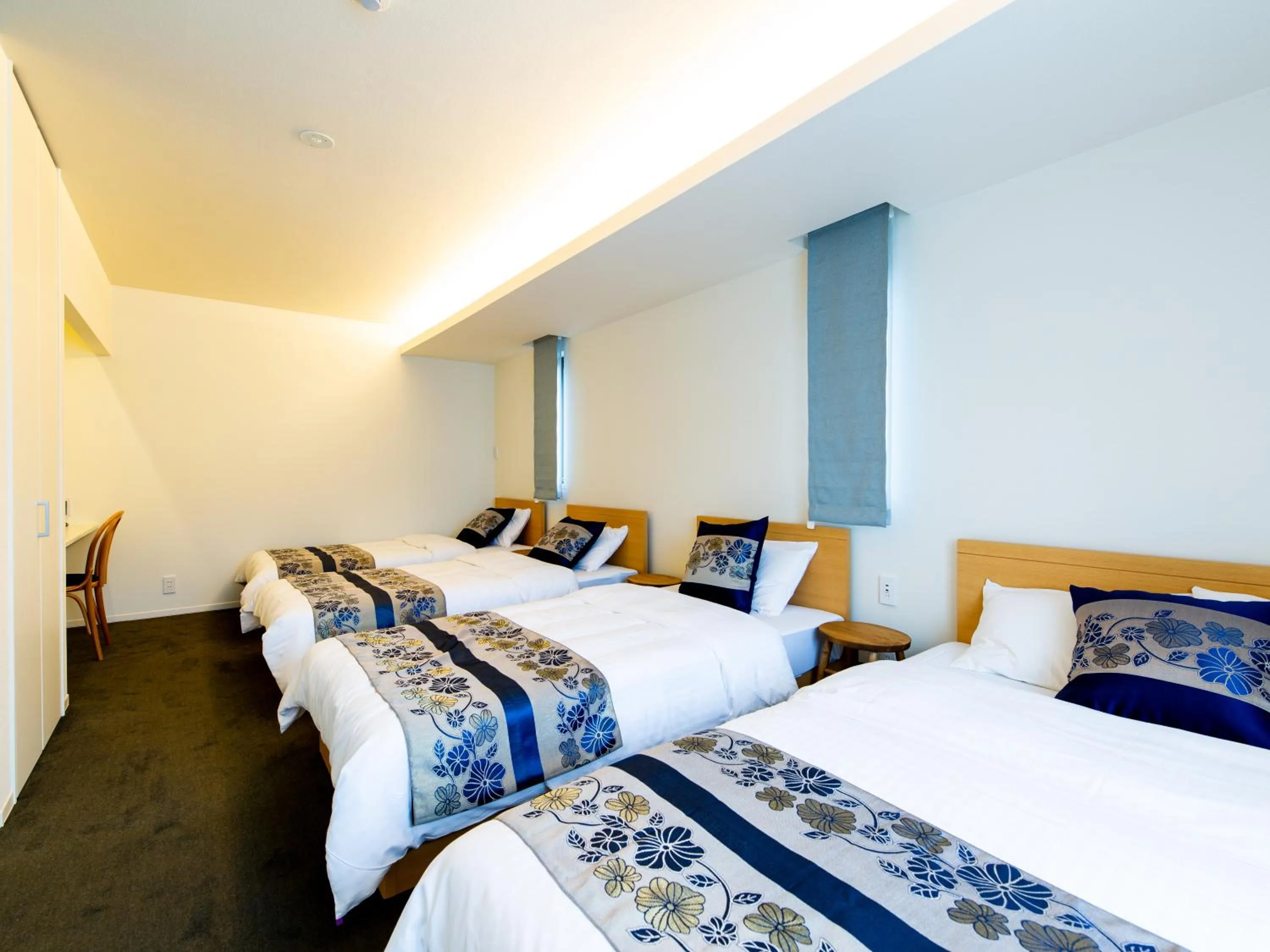 Bed in GRAND BASE Hiroshima Ekimae