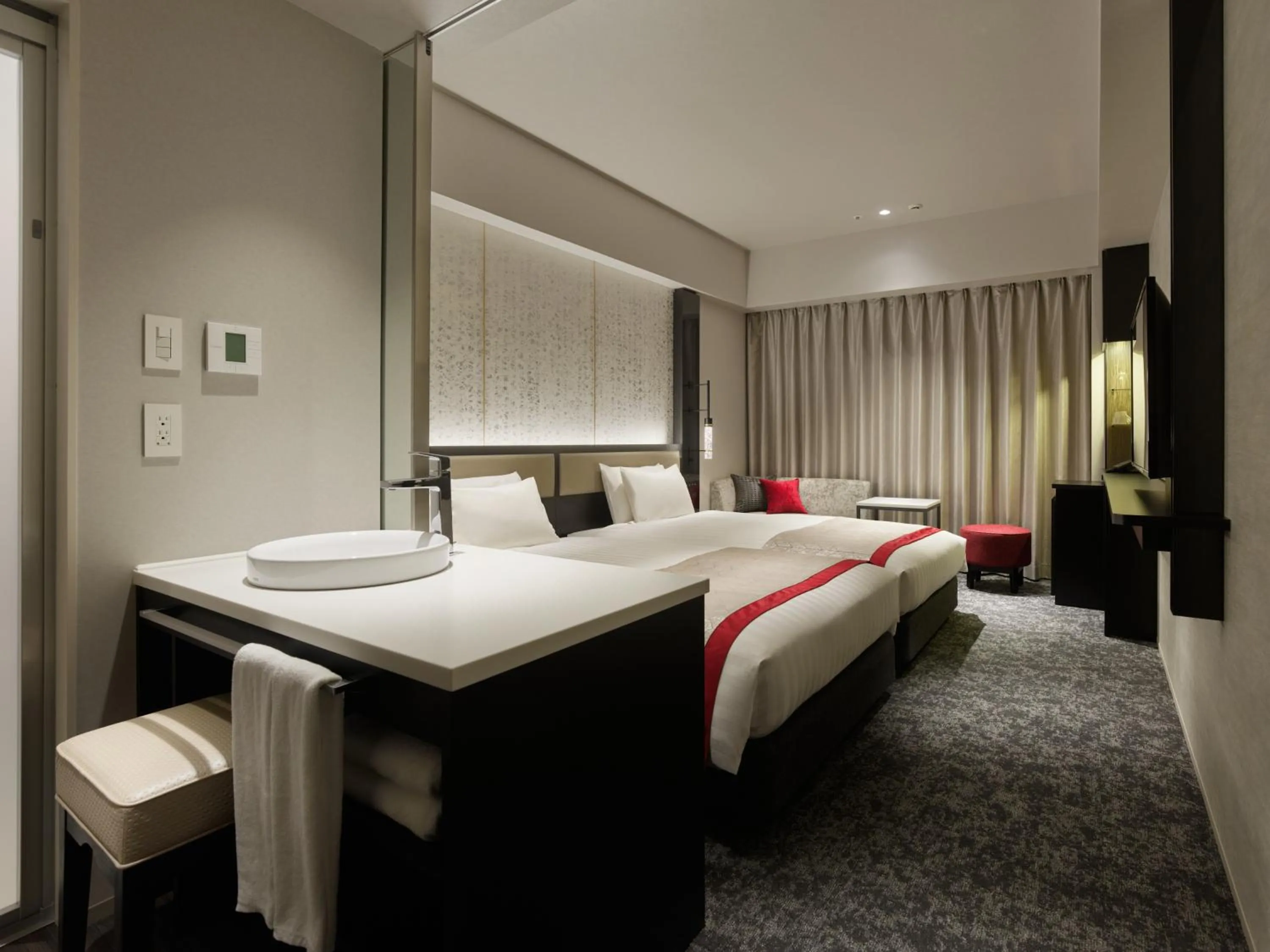 Adjoining Comfort Twin Room (Non-Connecting Rooms) in Mitsui Garden Hotel Fukuoka Nakasu