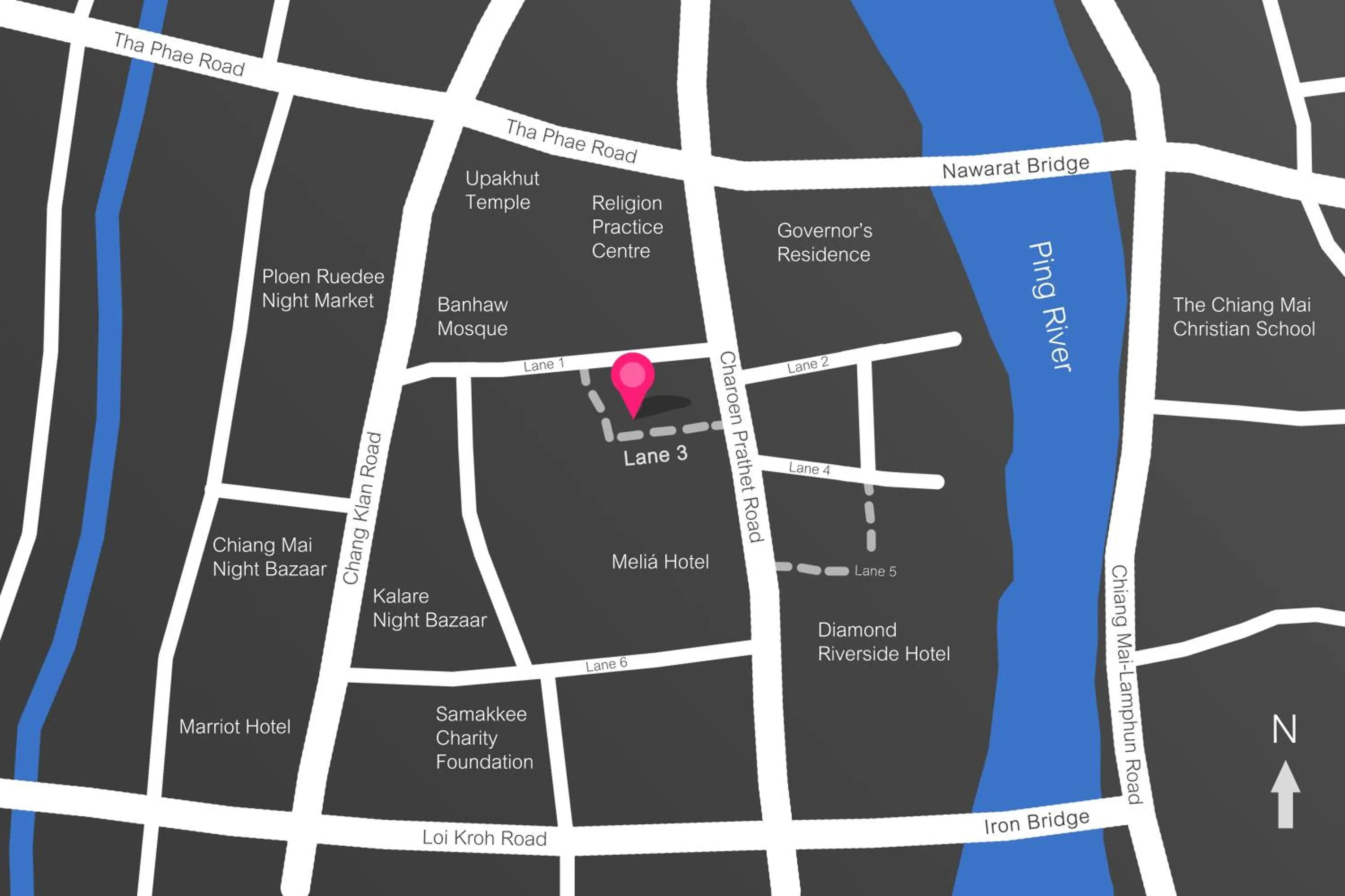 Property building in Chiang Mai Mansion