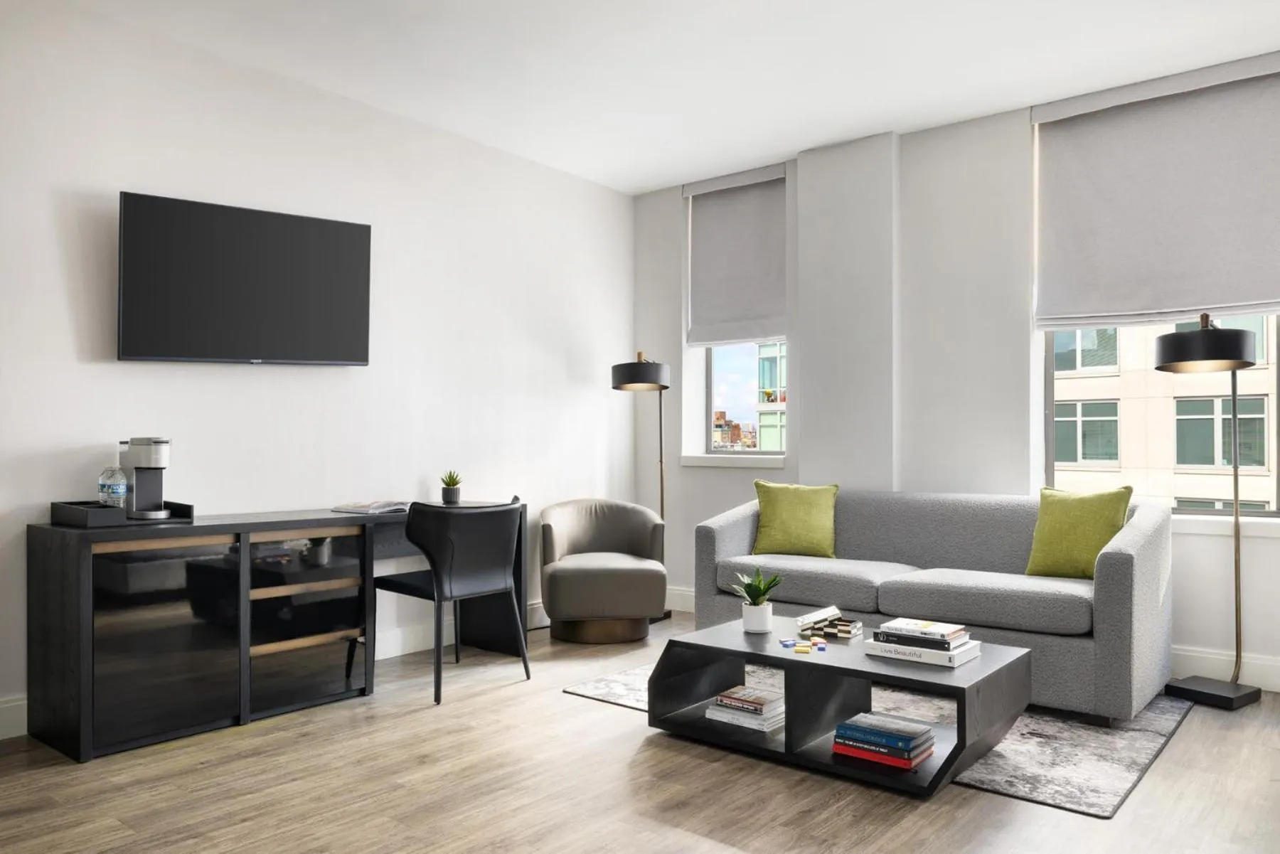 Seating area in Arthouse Hotel