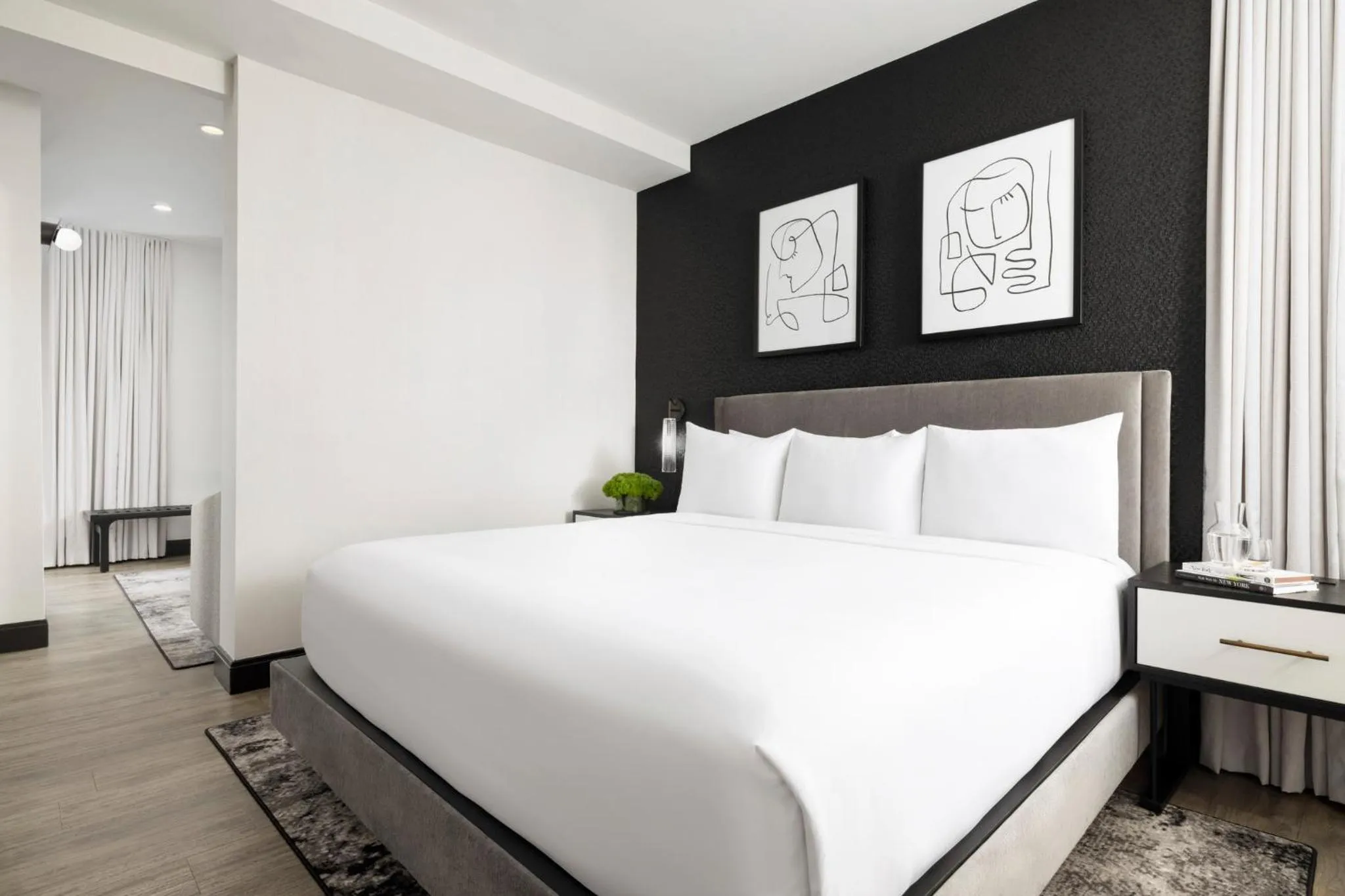 Bed in Arthouse Hotel