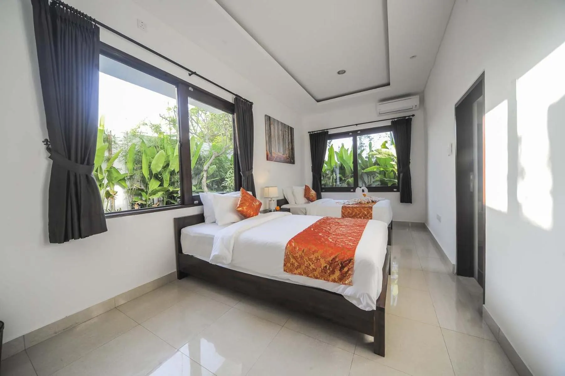 Bedroom, Bed in Villa Rindik Sanur