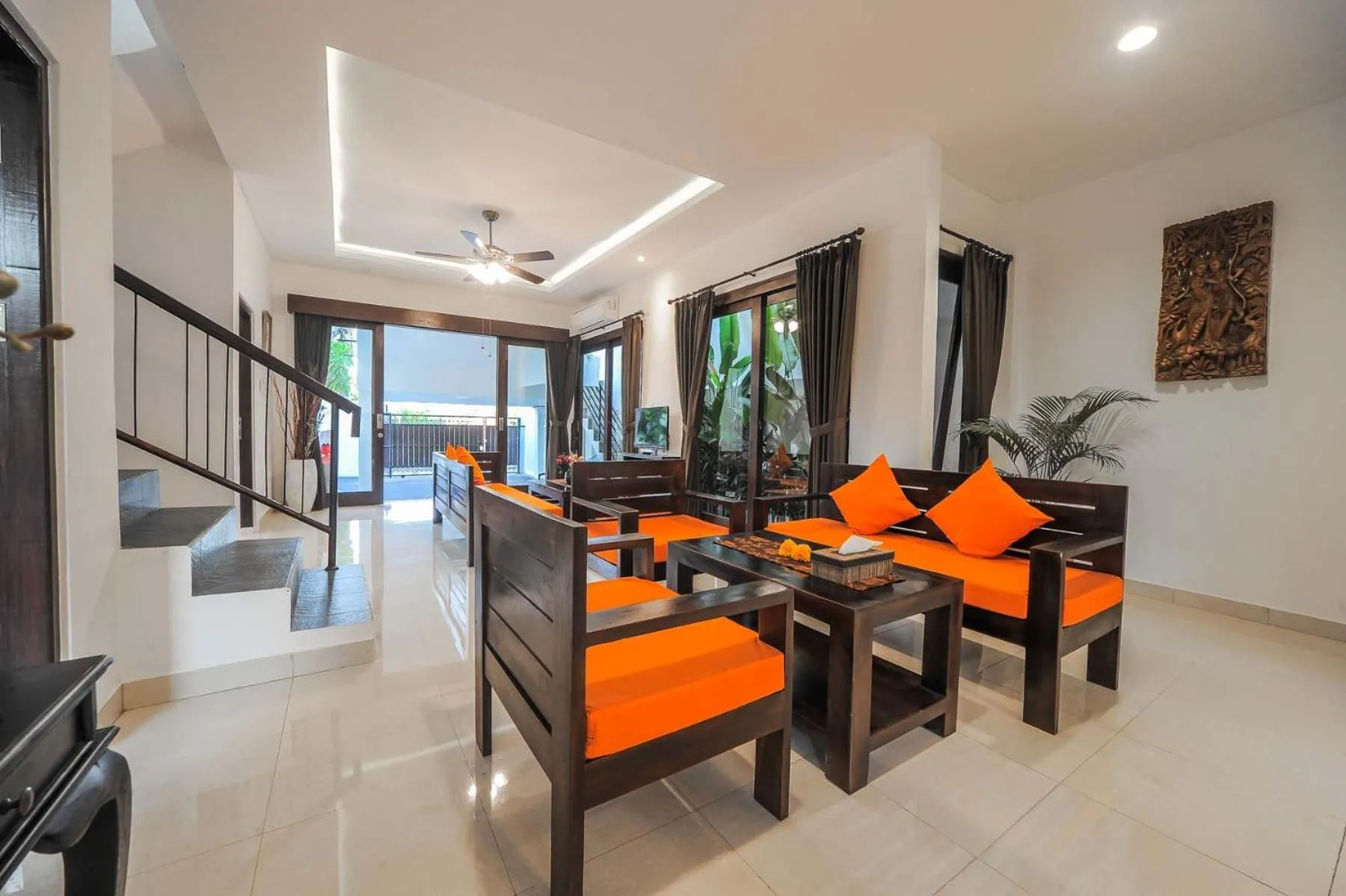 Living room in Villa Rindik Sanur