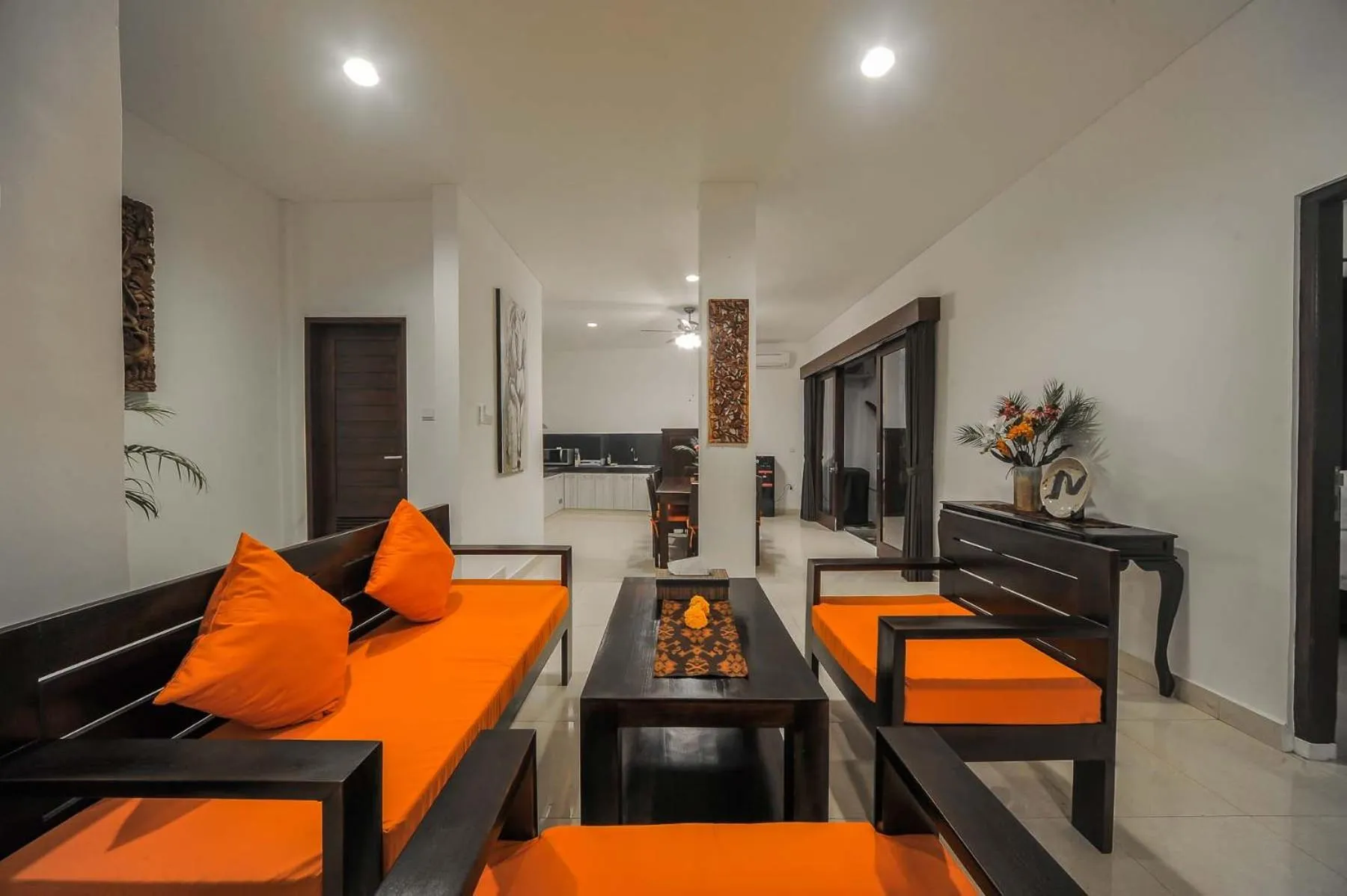 Living room in Villa Rindik Sanur