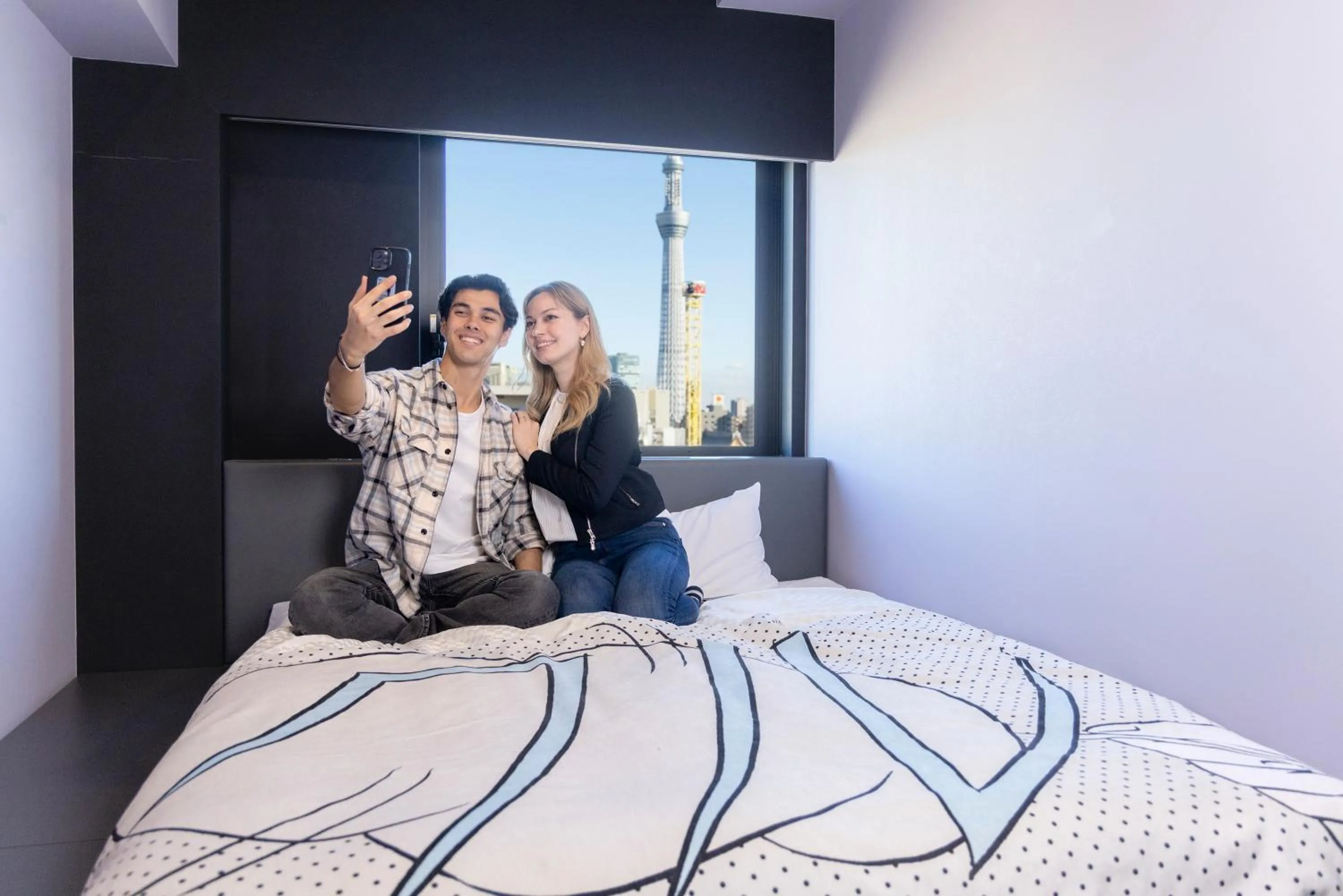 Photo of the whole room, Bed in HOTEL TAVINOS Asakusa