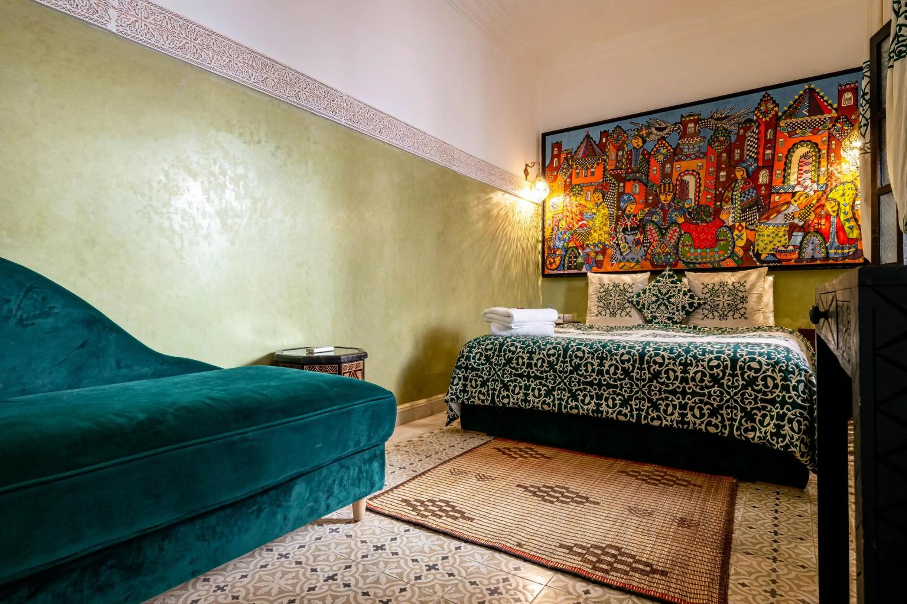 Photo of the whole room, Bed in RIAD LA GAZELLE DU SUD