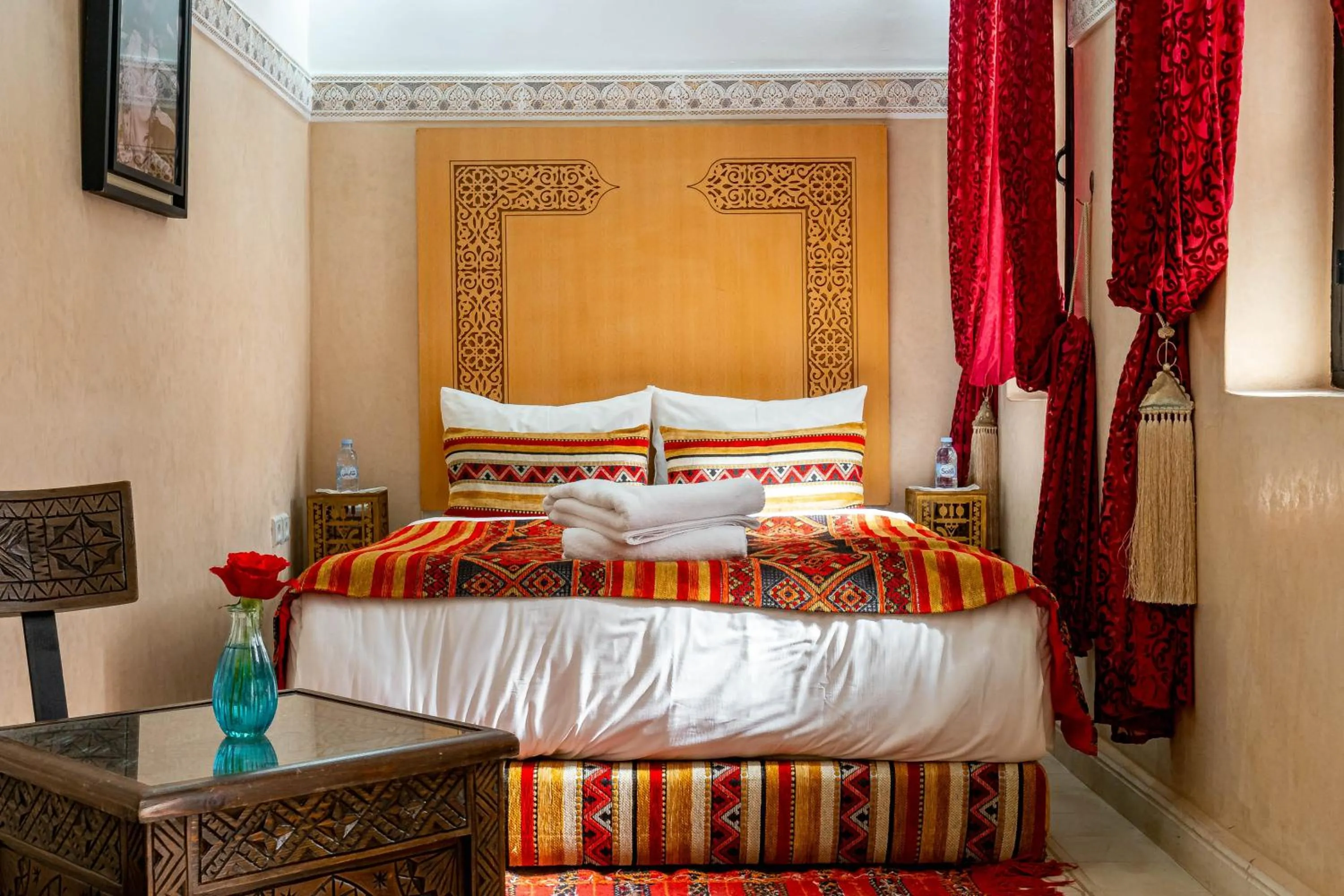 Bed in RIAD LA GAZELLE DU SUD